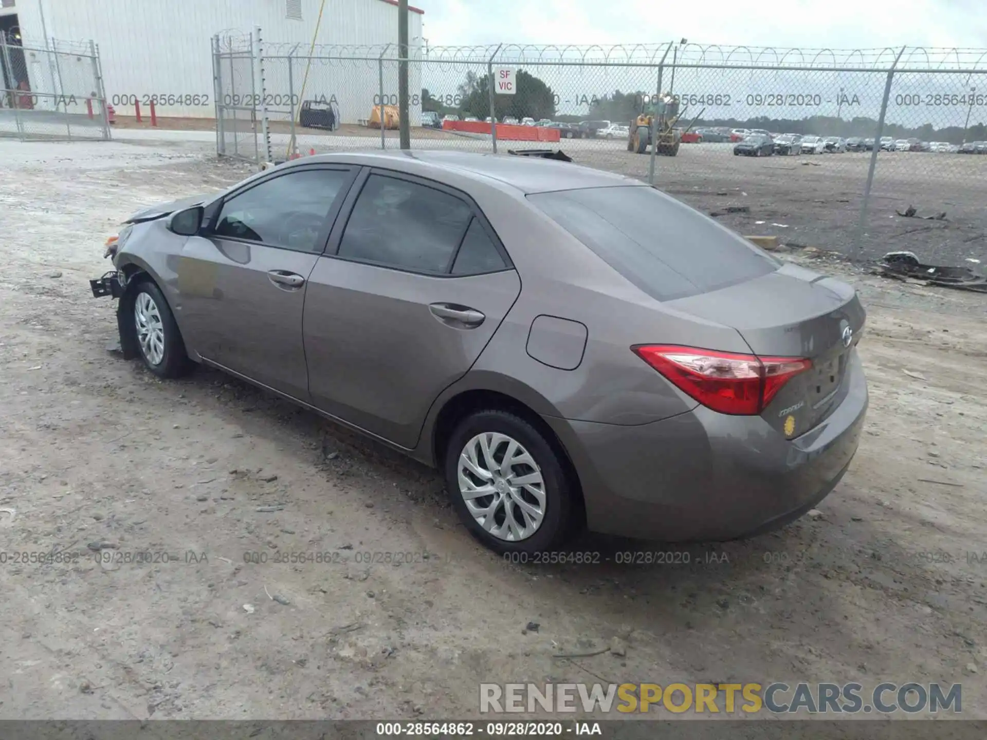 3 Photograph of a damaged car 5YFBURHE4KP948931 TOYOTA COROLLA 2019