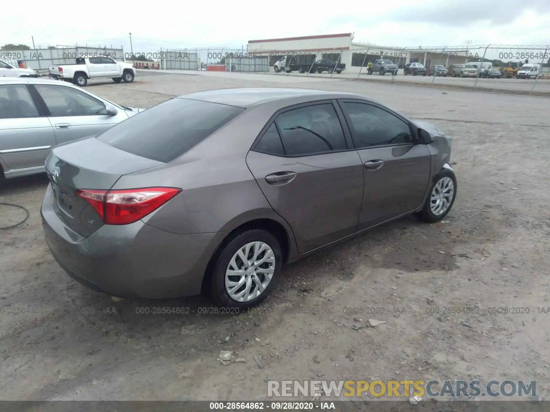 4 Photograph of a damaged car 5YFBURHE4KP948931 TOYOTA COROLLA 2019