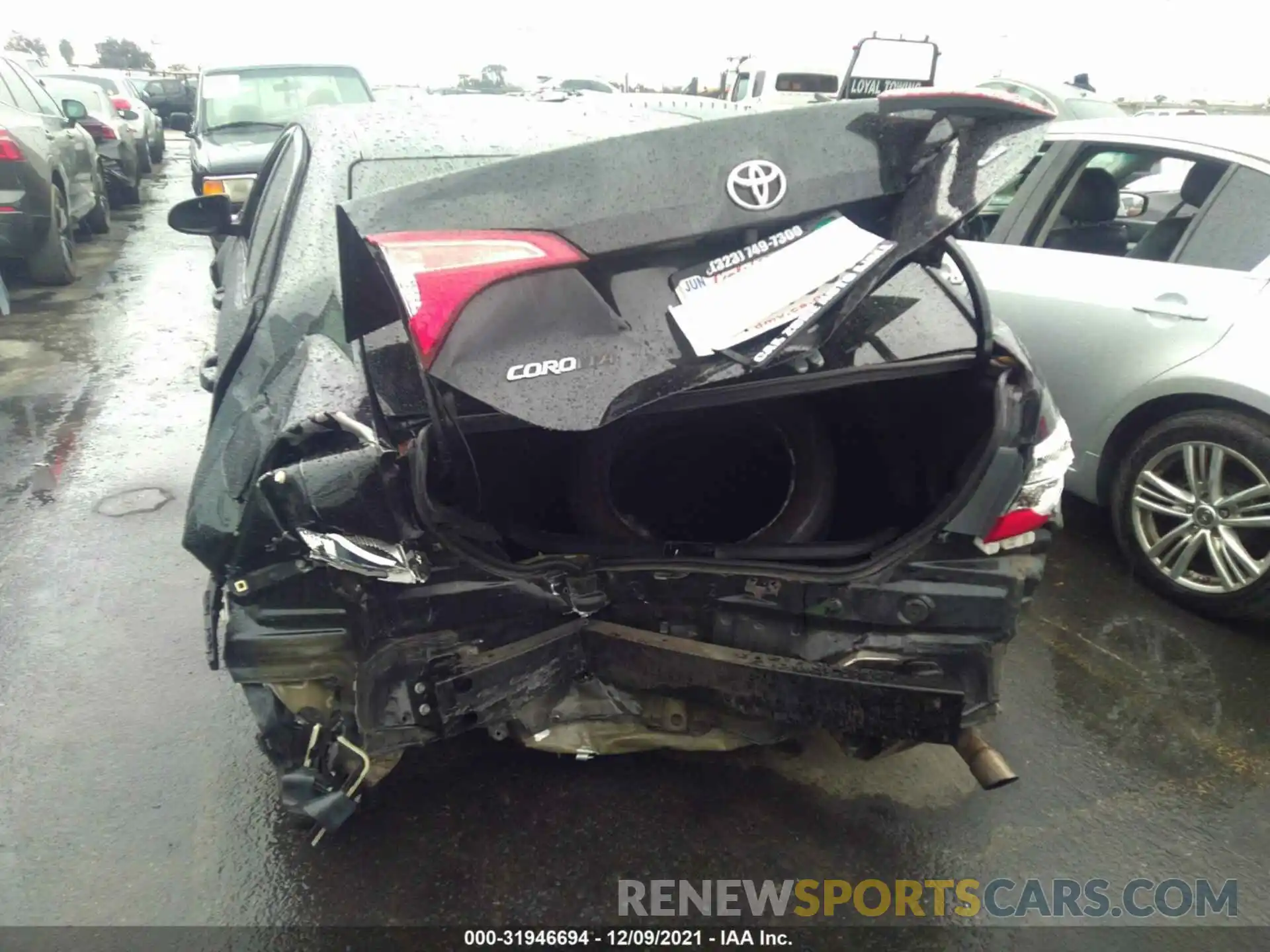 6 Photograph of a damaged car 5YFBURHE4KP949285 TOYOTA COROLLA 2019