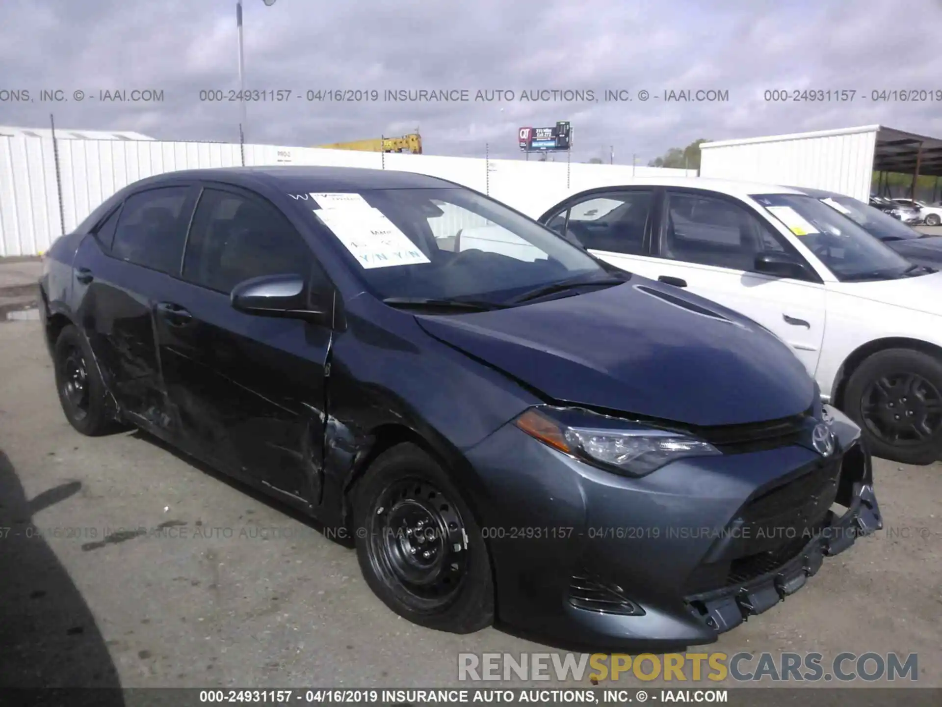 1 Photograph of a damaged car 5YFBURHE4KP949562 TOYOTA COROLLA 2019