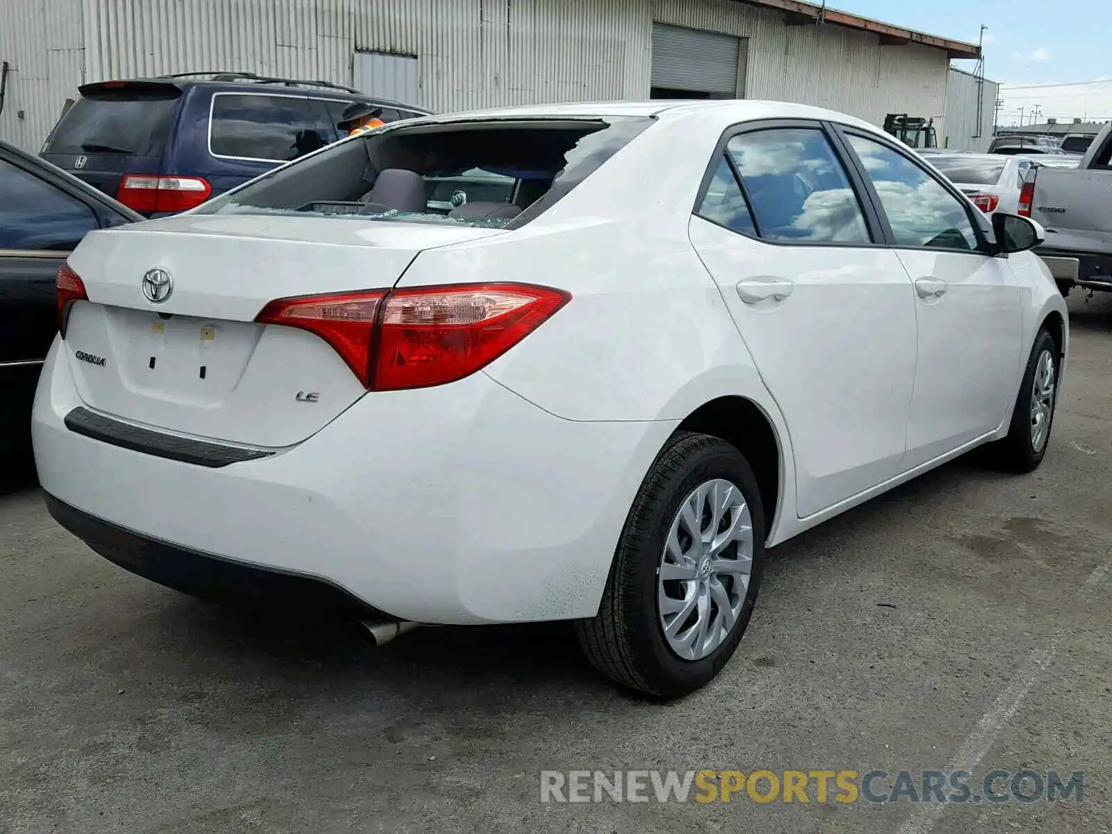 4 Photograph of a damaged car 5YFBURHE4KP949643 TOYOTA COROLLA 2019