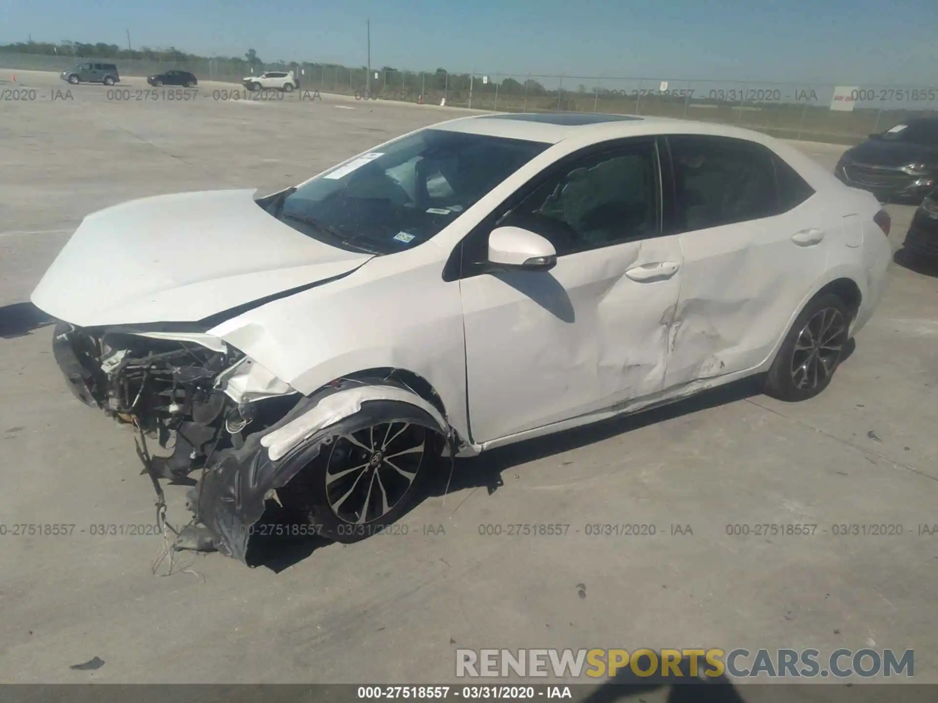 2 Photograph of a damaged car 5YFBURHE5KP856159 TOYOTA COROLLA 2019