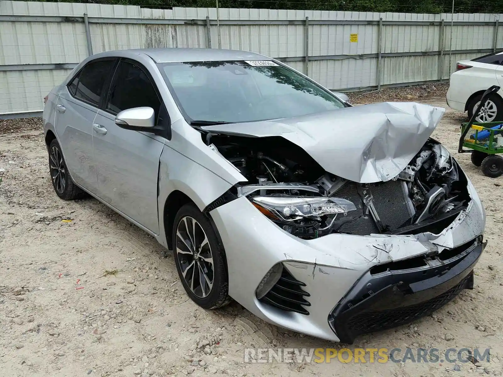 1 Photograph of a damaged car 5YFBURHE5KP856260 TOYOTA COROLLA 2019