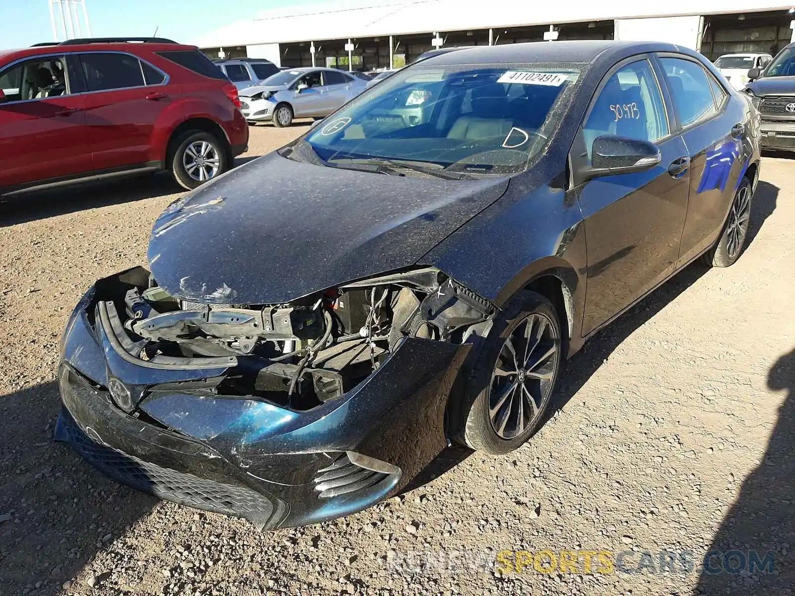 2 Photograph of a damaged car 5YFBURHE5KP856324 TOYOTA COROLLA 2019