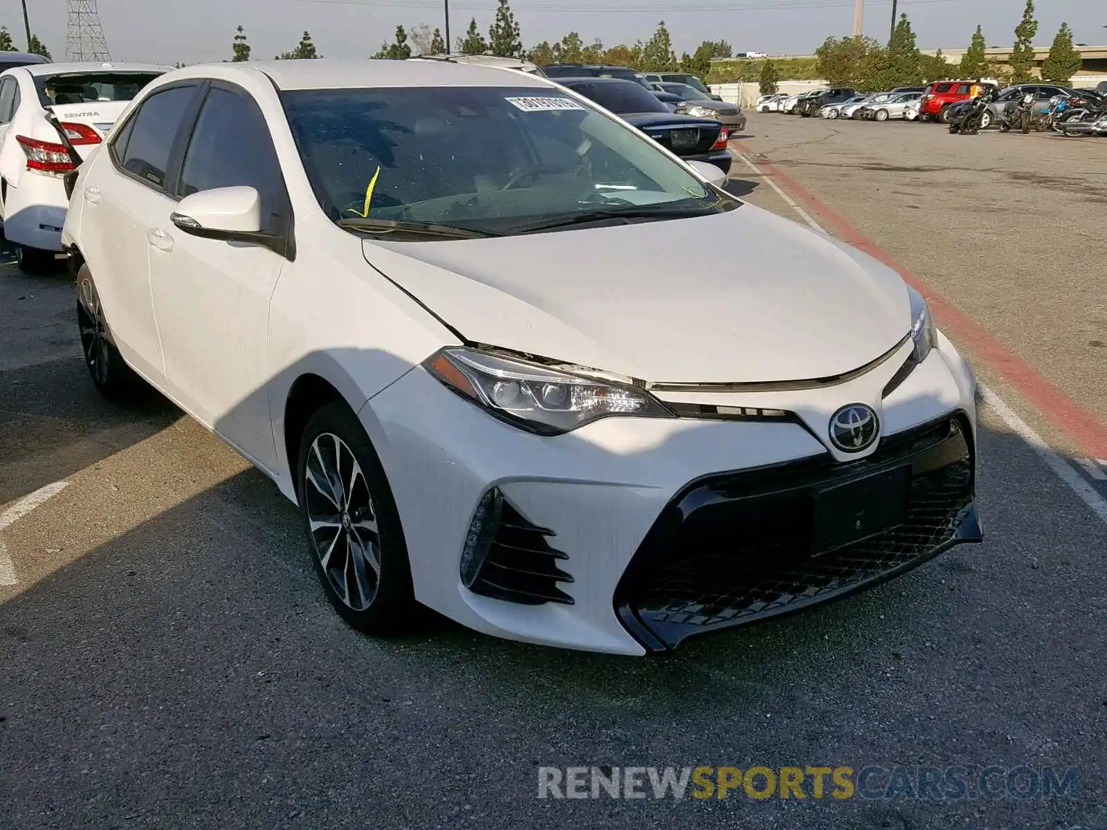 1 Photograph of a damaged car 5YFBURHE5KP856355 TOYOTA COROLLA 2019