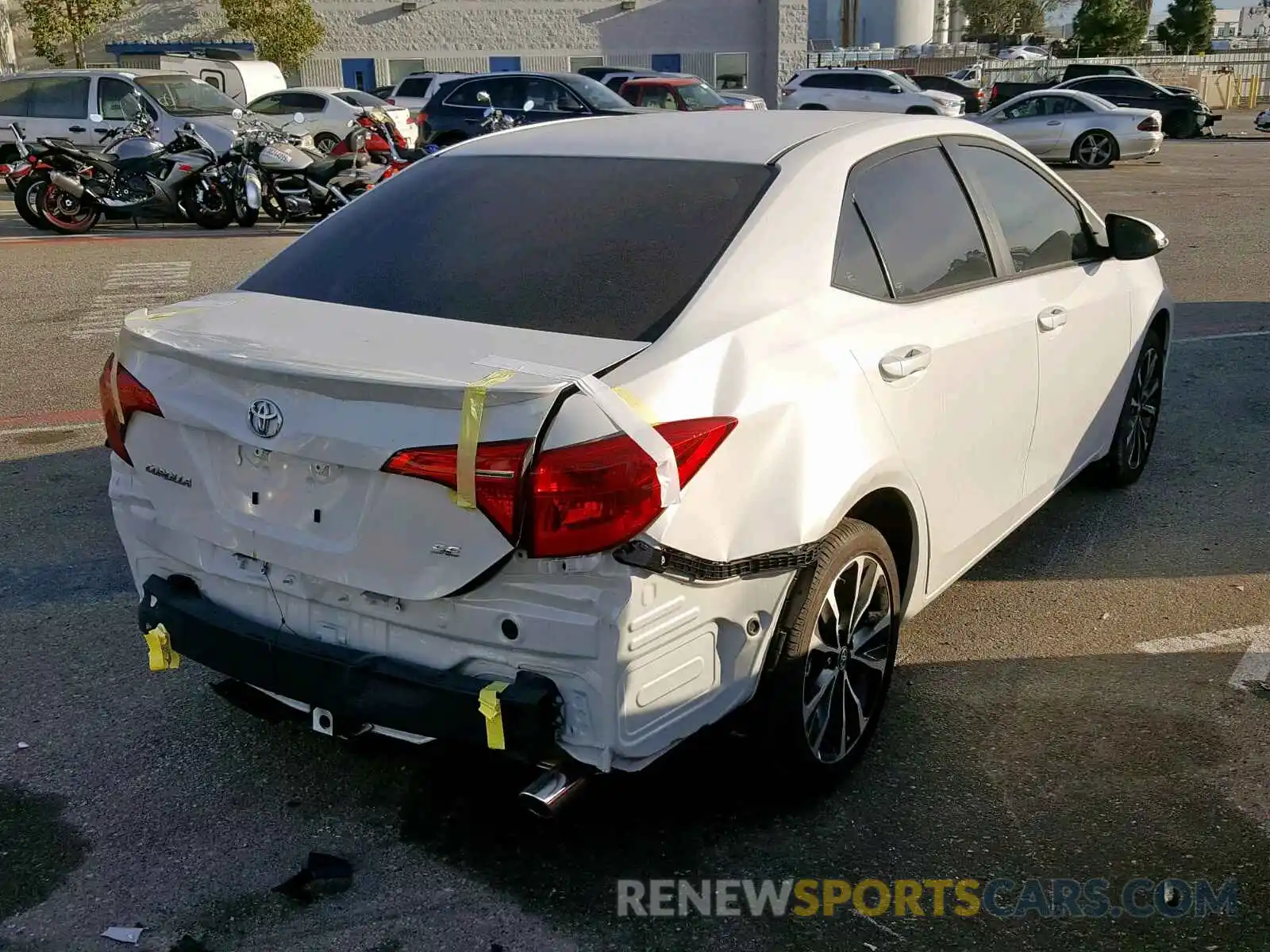 4 Photograph of a damaged car 5YFBURHE5KP856355 TOYOTA COROLLA 2019