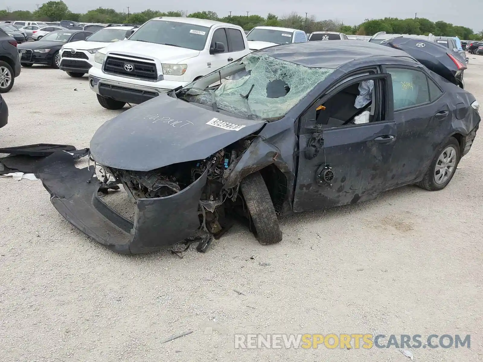 2 Photograph of a damaged car 5YFBURHE5KP856369 TOYOTA COROLLA 2019