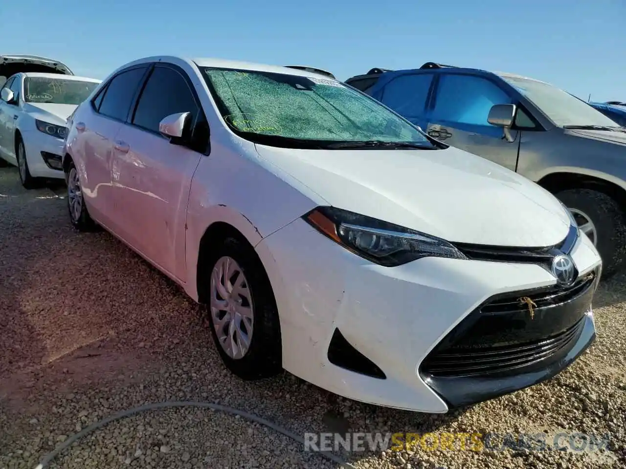 1 Photograph of a damaged car 5YFBURHE5KP856498 TOYOTA COROLLA 2019