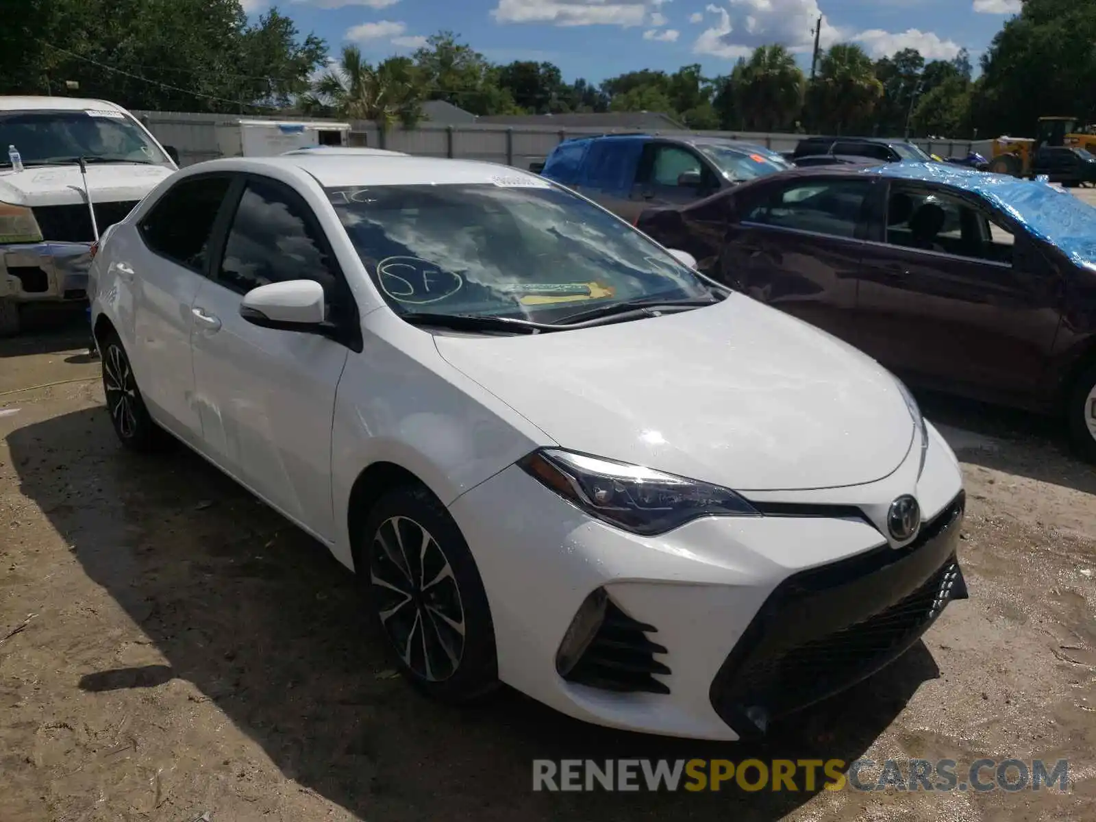 1 Photograph of a damaged car 5YFBURHE5KP856789 TOYOTA COROLLA 2019