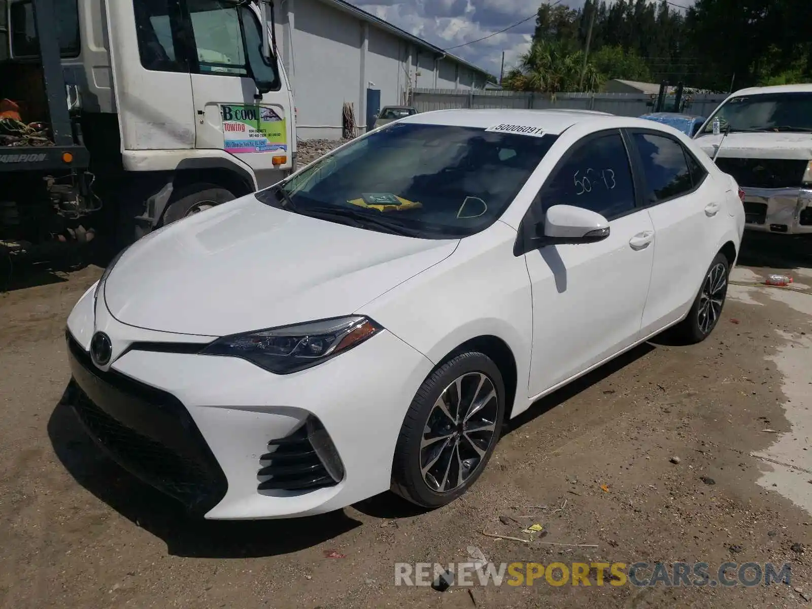 2 Photograph of a damaged car 5YFBURHE5KP856789 TOYOTA COROLLA 2019