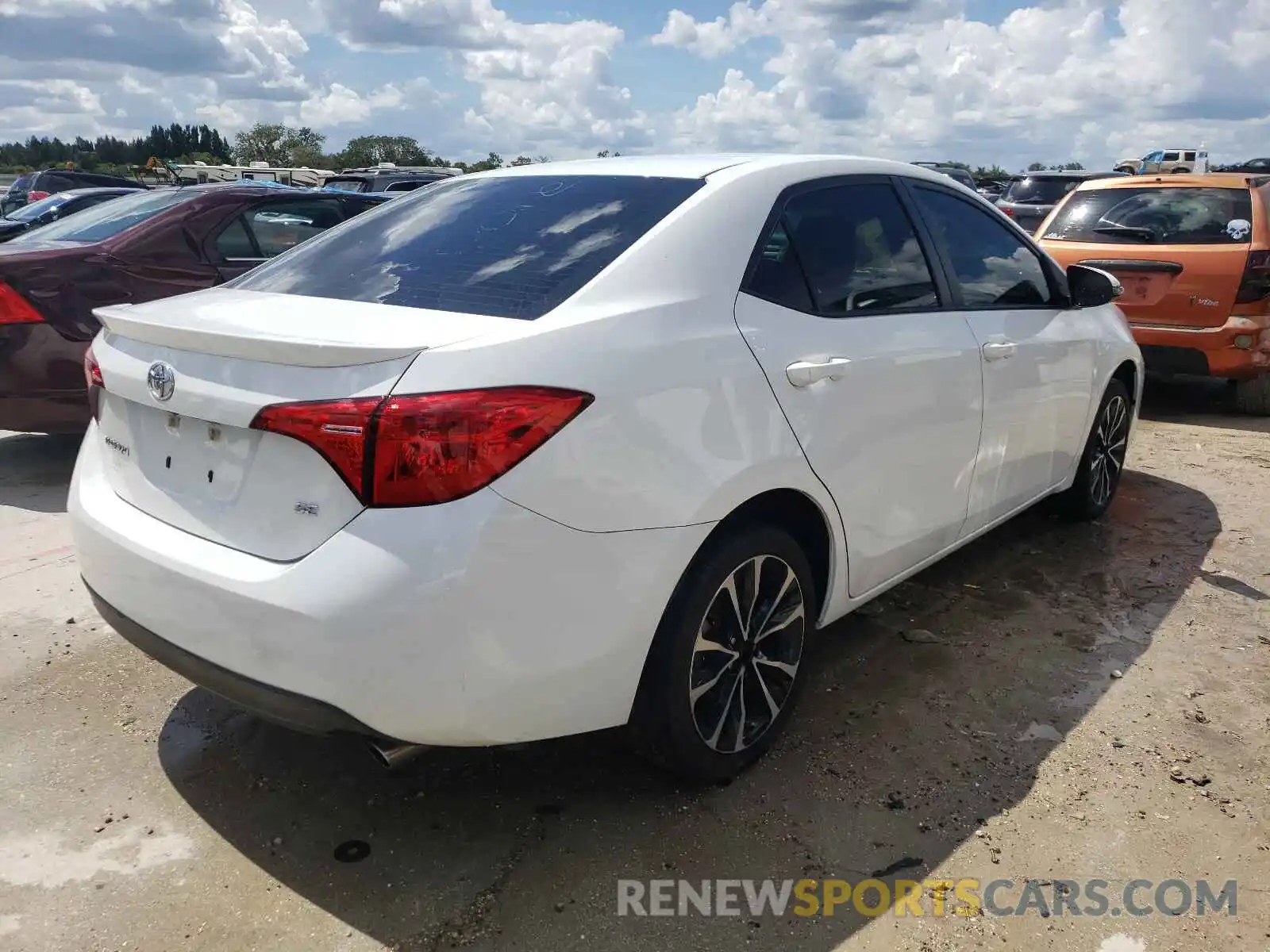 4 Photograph of a damaged car 5YFBURHE5KP856789 TOYOTA COROLLA 2019