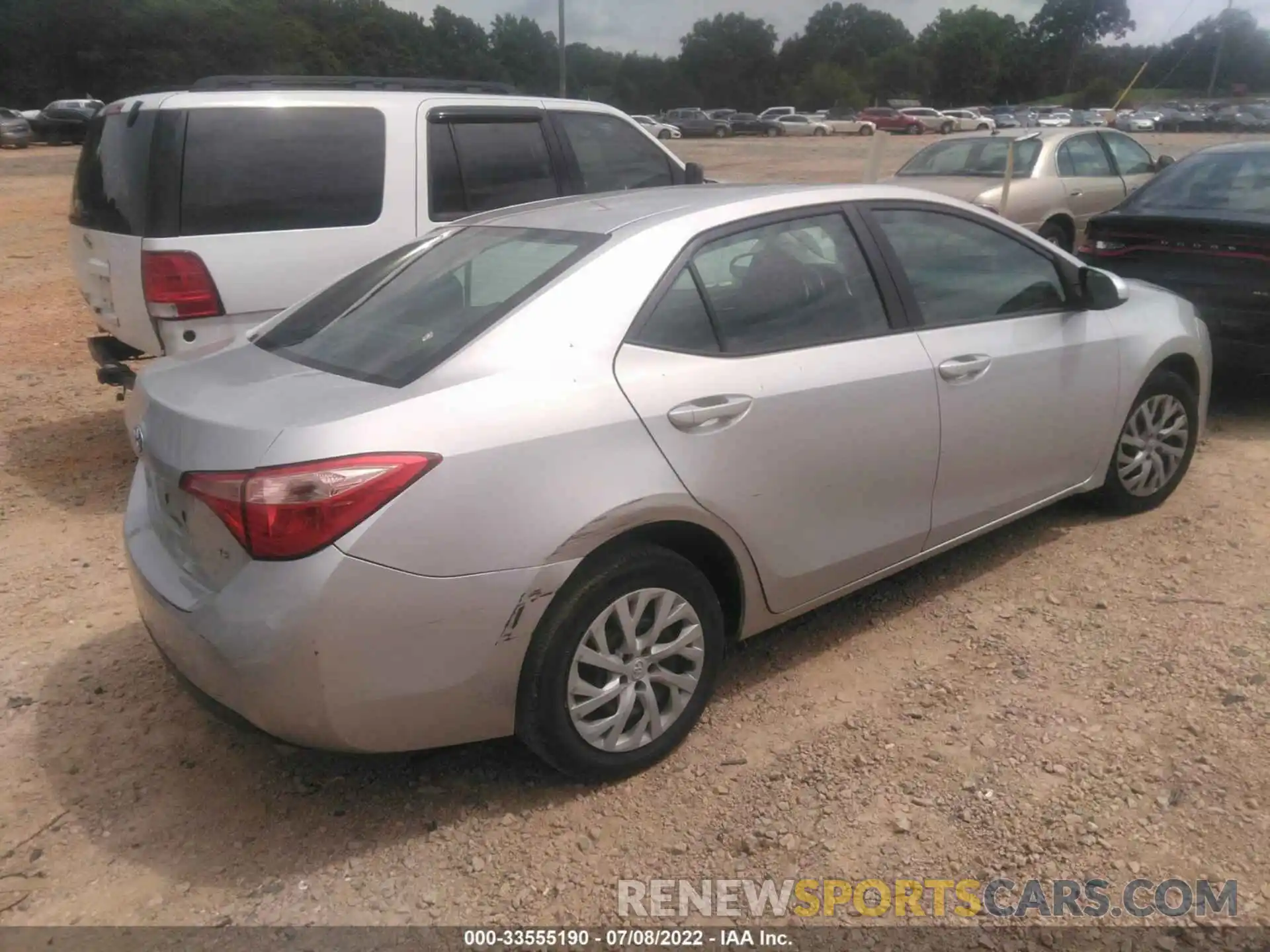 4 Photograph of a damaged car 5YFBURHE5KP856825 TOYOTA COROLLA 2019