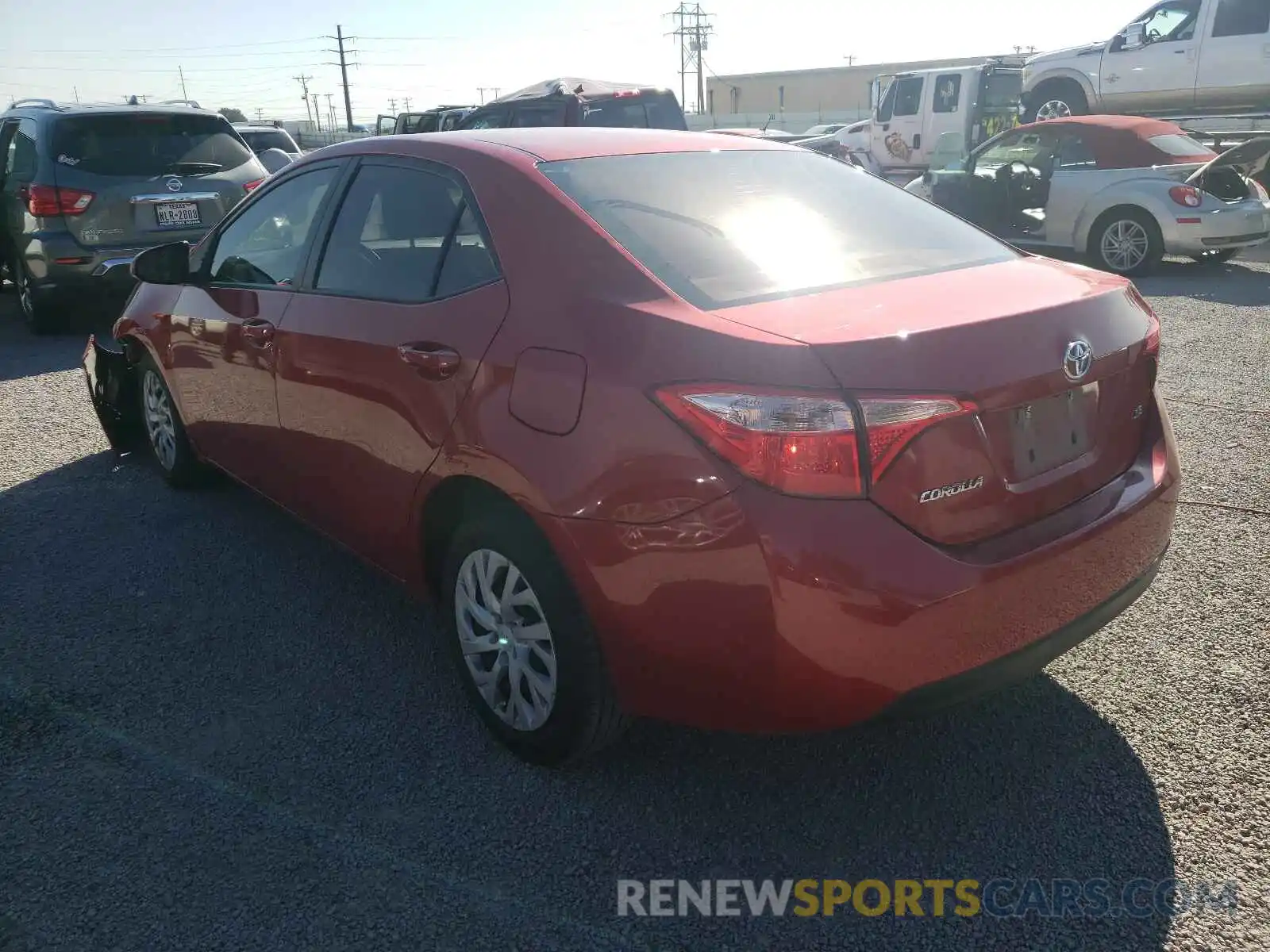 3 Photograph of a damaged car 5YFBURHE5KP857134 TOYOTA COROLLA 2019