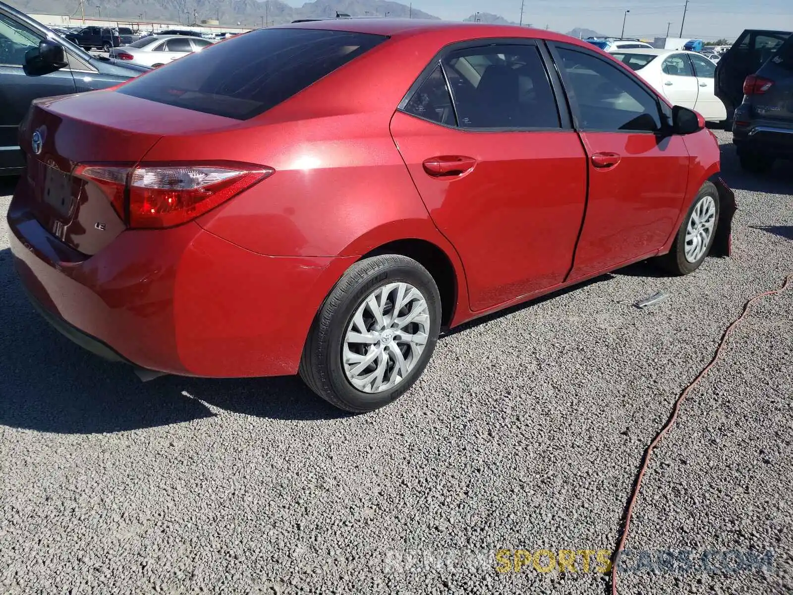 4 Photograph of a damaged car 5YFBURHE5KP857134 TOYOTA COROLLA 2019