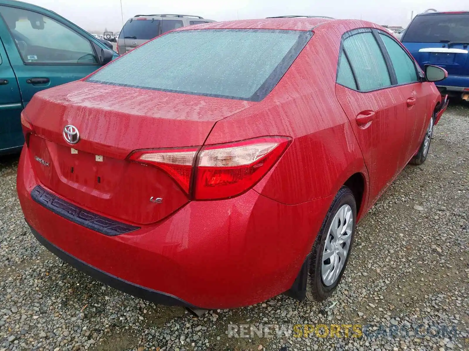 4 Photograph of a damaged car 5YFBURHE5KP857263 TOYOTA COROLLA 2019