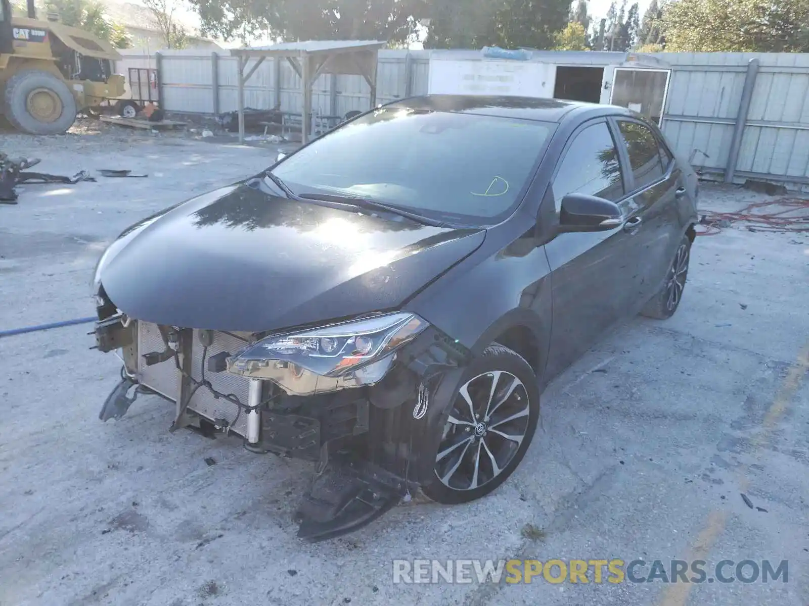 2 Photograph of a damaged car 5YFBURHE5KP857473 TOYOTA COROLLA 2019