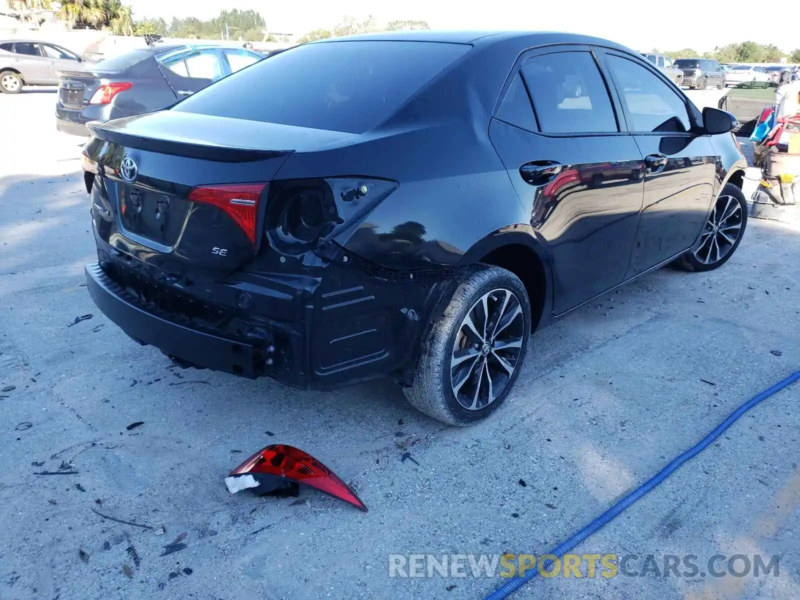 4 Photograph of a damaged car 5YFBURHE5KP857473 TOYOTA COROLLA 2019