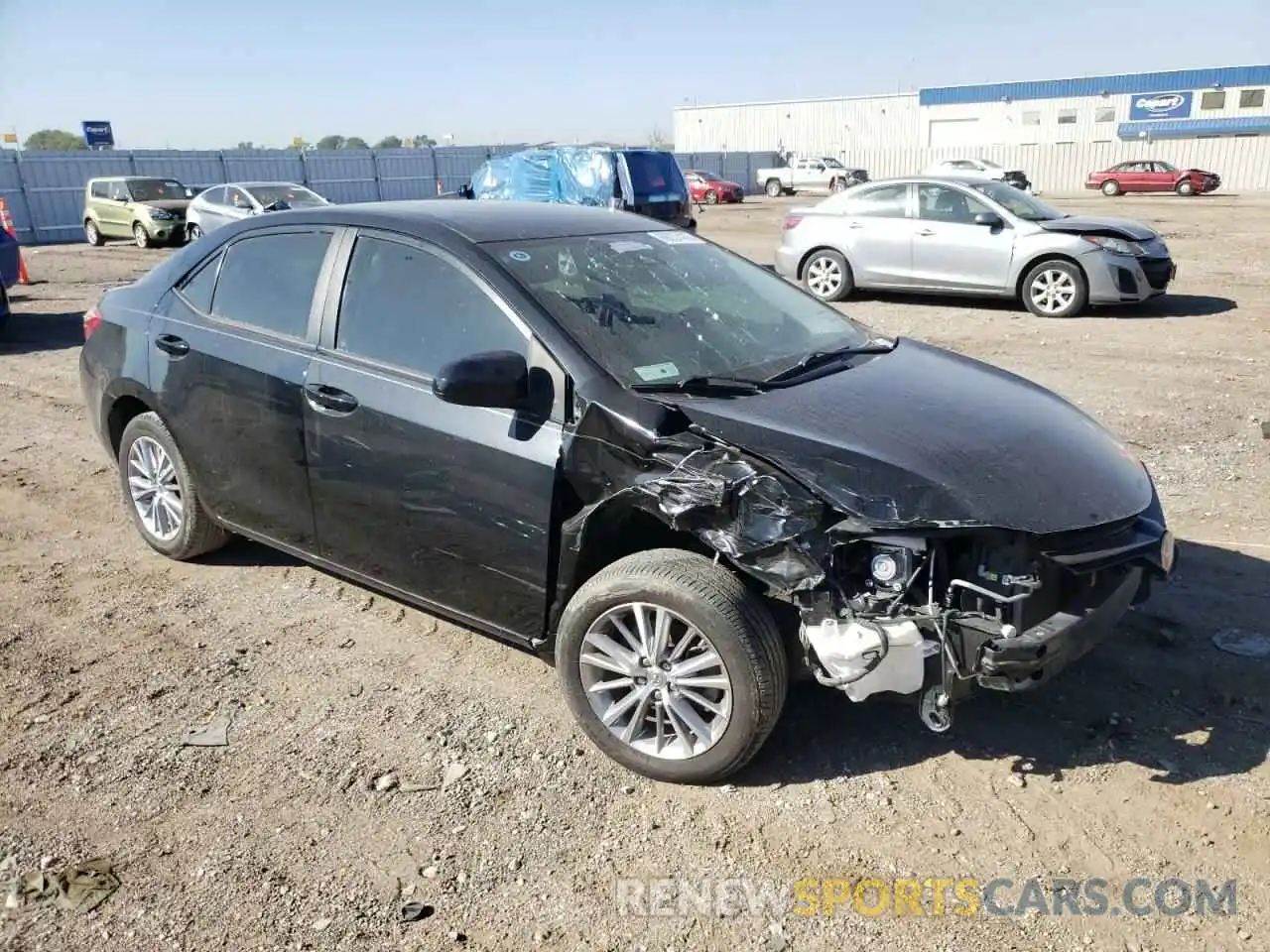 4 Photograph of a damaged car 5YFBURHE5KP857599 TOYOTA COROLLA 2019