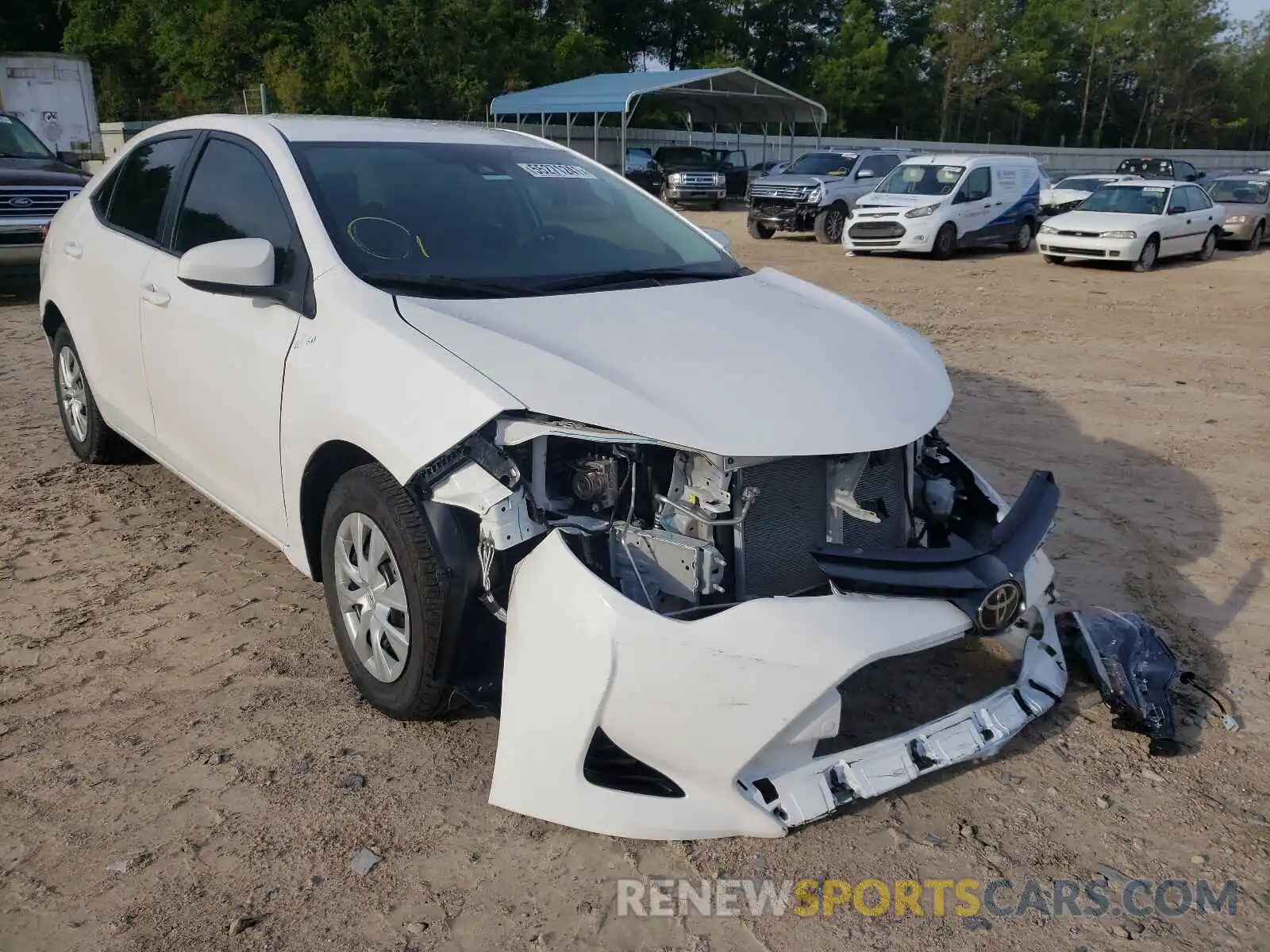 1 Photograph of a damaged car 5YFBURHE5KP858008 TOYOTA COROLLA 2019