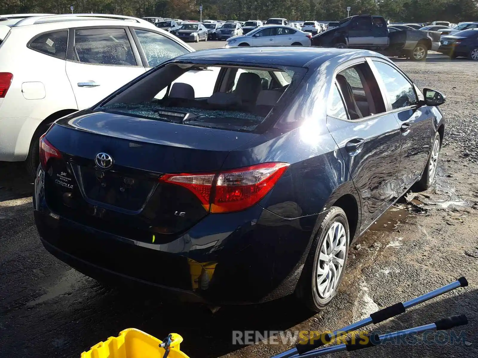 4 Photograph of a damaged car 5YFBURHE5KP859126 TOYOTA COROLLA 2019