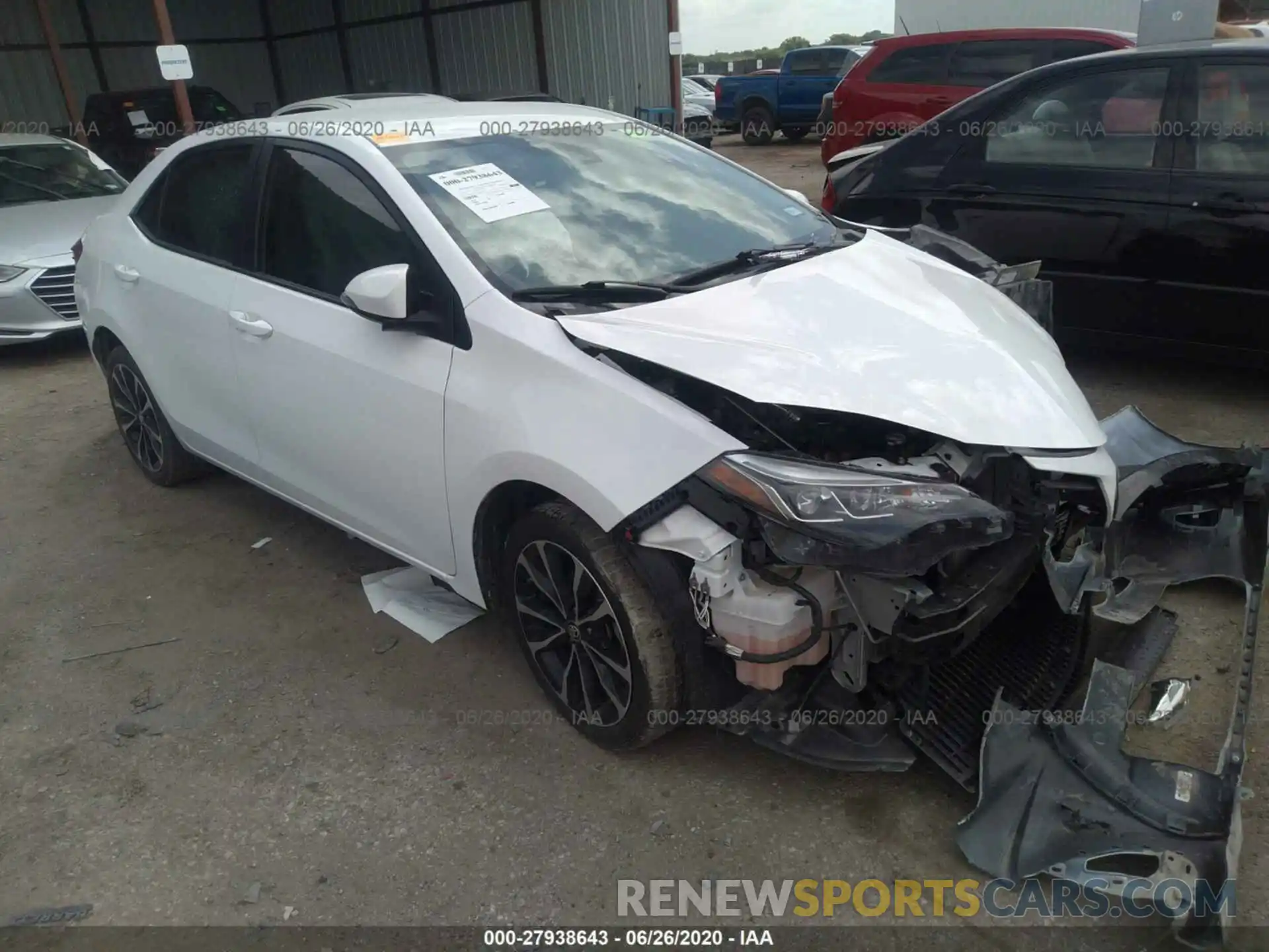 1 Photograph of a damaged car 5YFBURHE5KP859496 TOYOTA COROLLA 2019