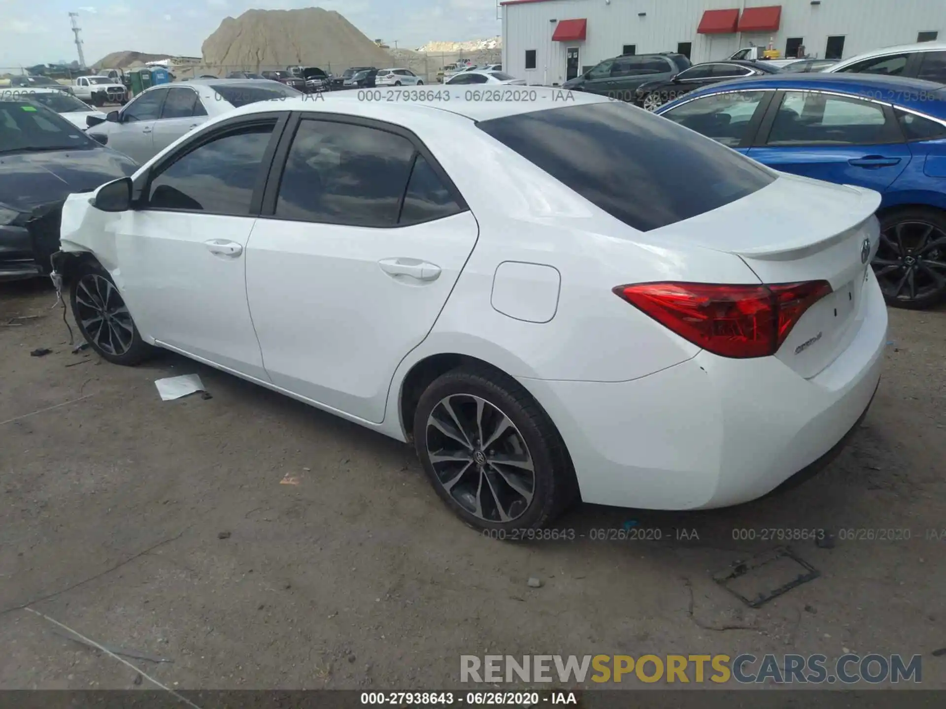 3 Photograph of a damaged car 5YFBURHE5KP859496 TOYOTA COROLLA 2019