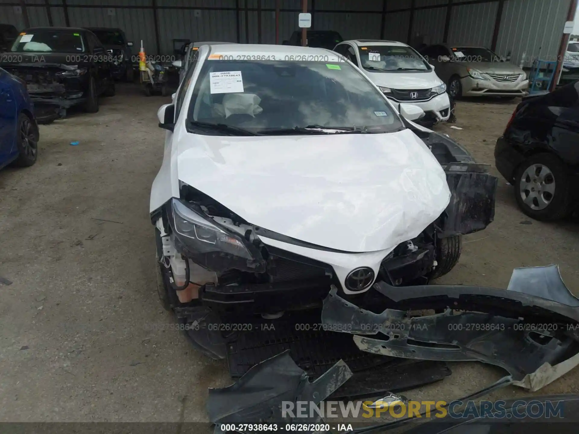 6 Photograph of a damaged car 5YFBURHE5KP859496 TOYOTA COROLLA 2019