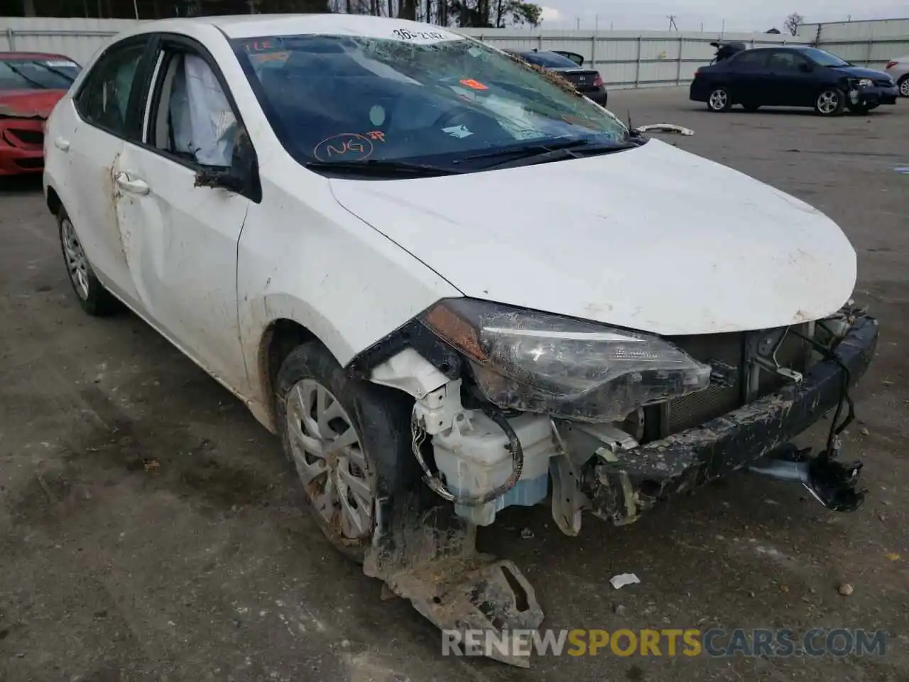 1 Photograph of a damaged car 5YFBURHE5KP859613 TOYOTA COROLLA 2019