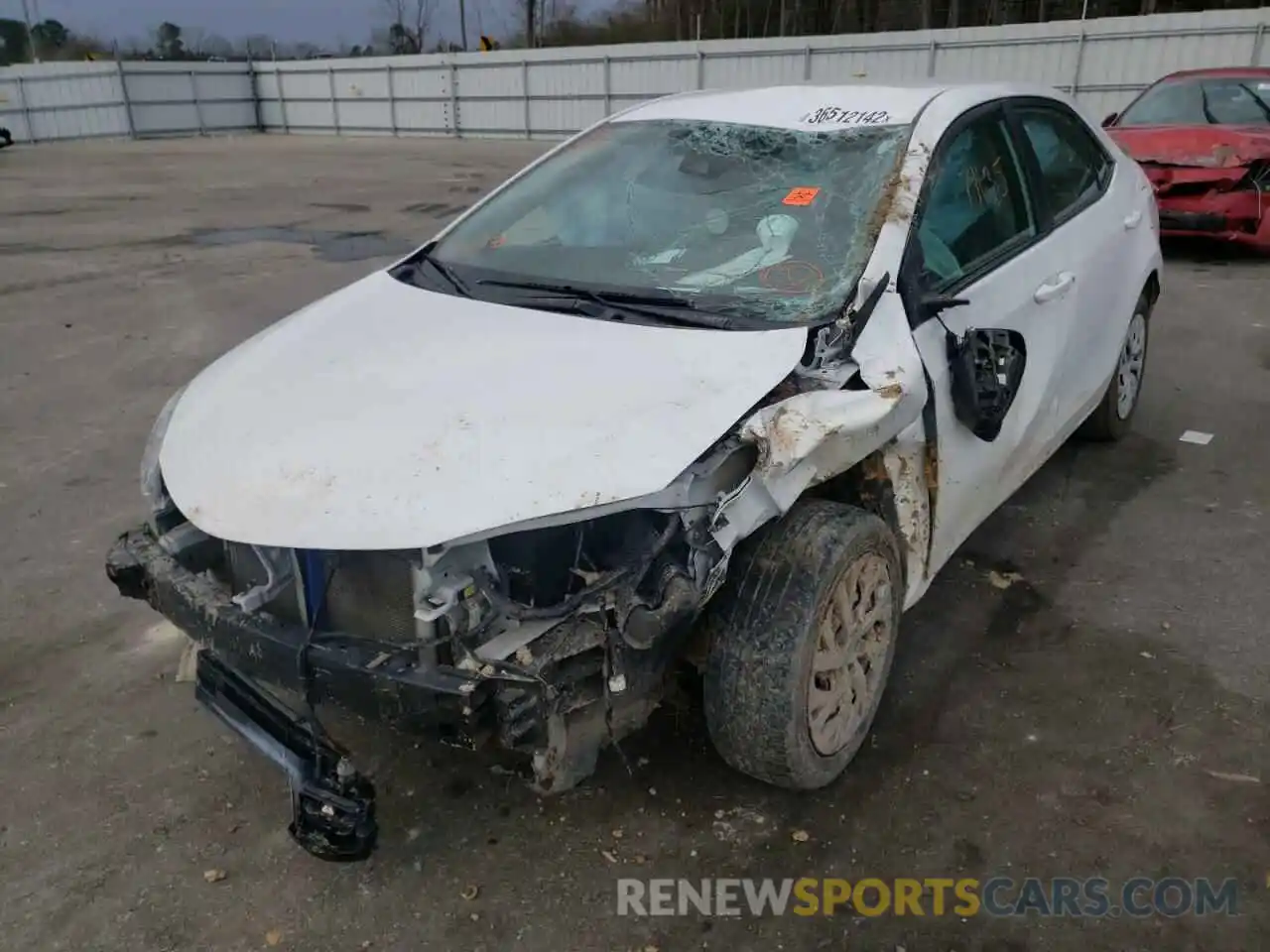 2 Photograph of a damaged car 5YFBURHE5KP859613 TOYOTA COROLLA 2019