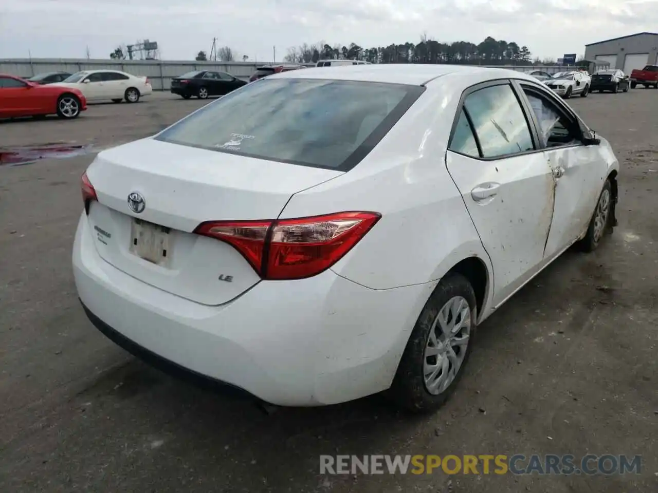 4 Photograph of a damaged car 5YFBURHE5KP859613 TOYOTA COROLLA 2019