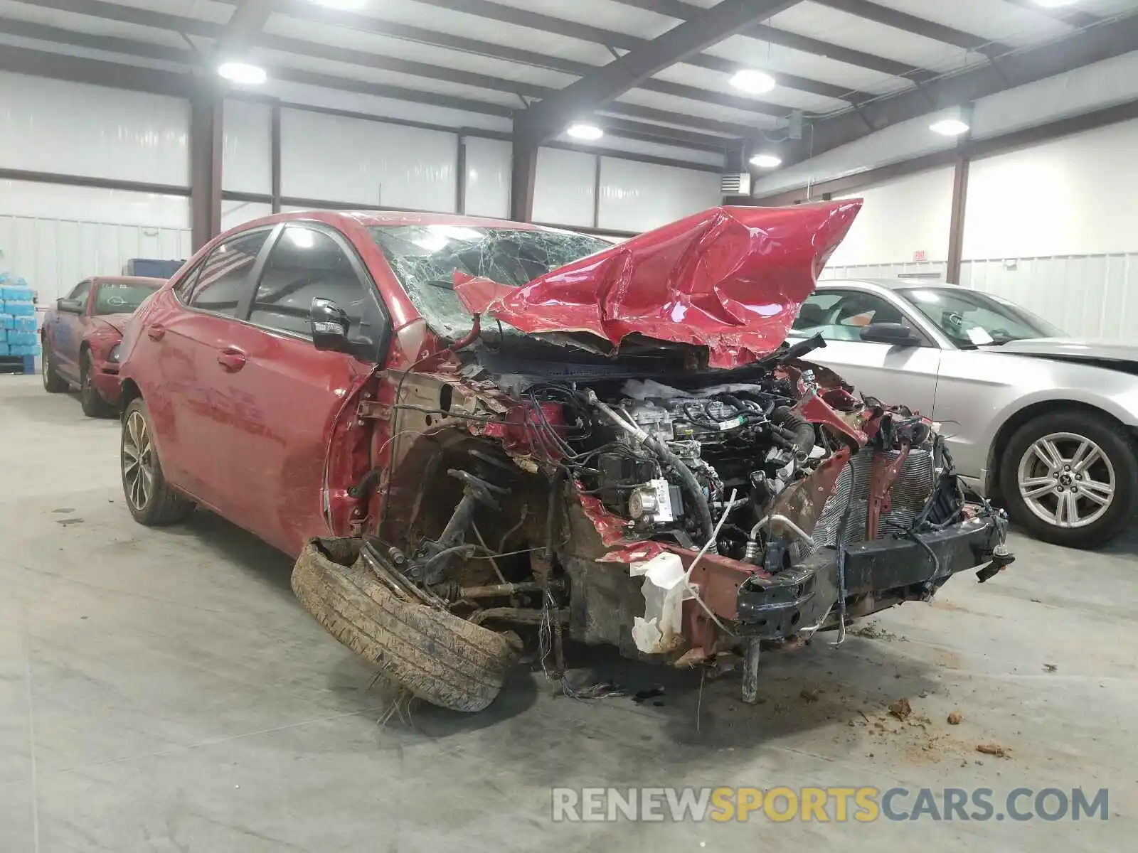 1 Photograph of a damaged car 5YFBURHE5KP859742 TOYOTA COROLLA 2019