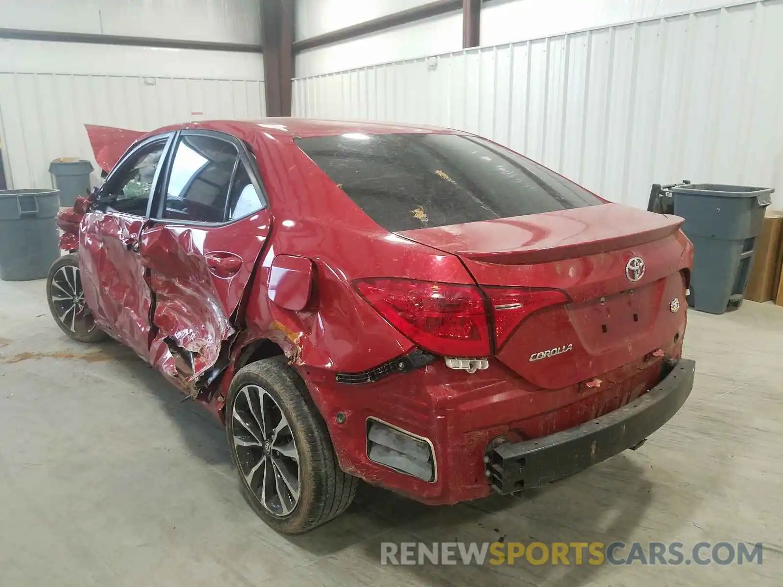 3 Photograph of a damaged car 5YFBURHE5KP859742 TOYOTA COROLLA 2019