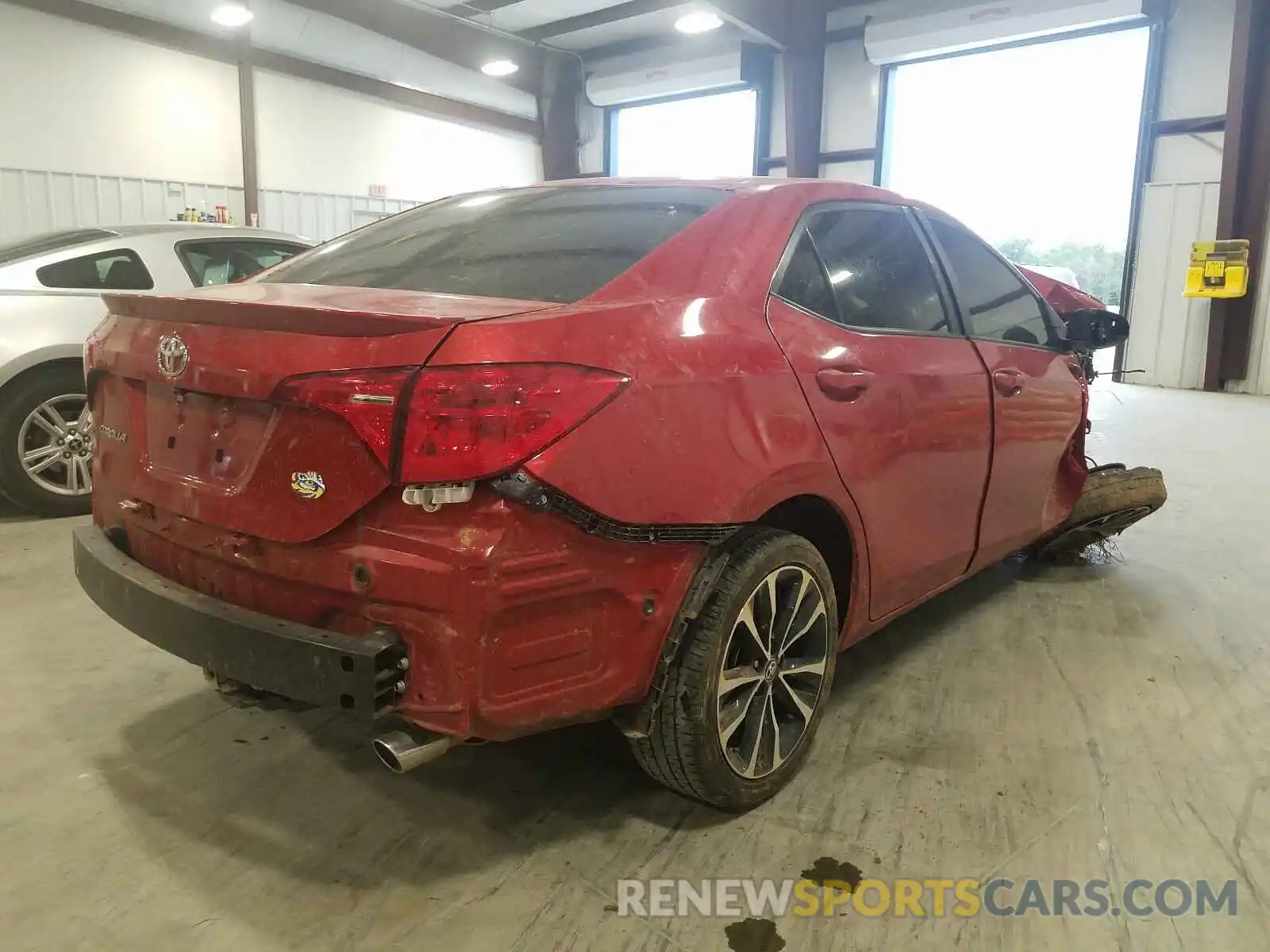 4 Photograph of a damaged car 5YFBURHE5KP859742 TOYOTA COROLLA 2019