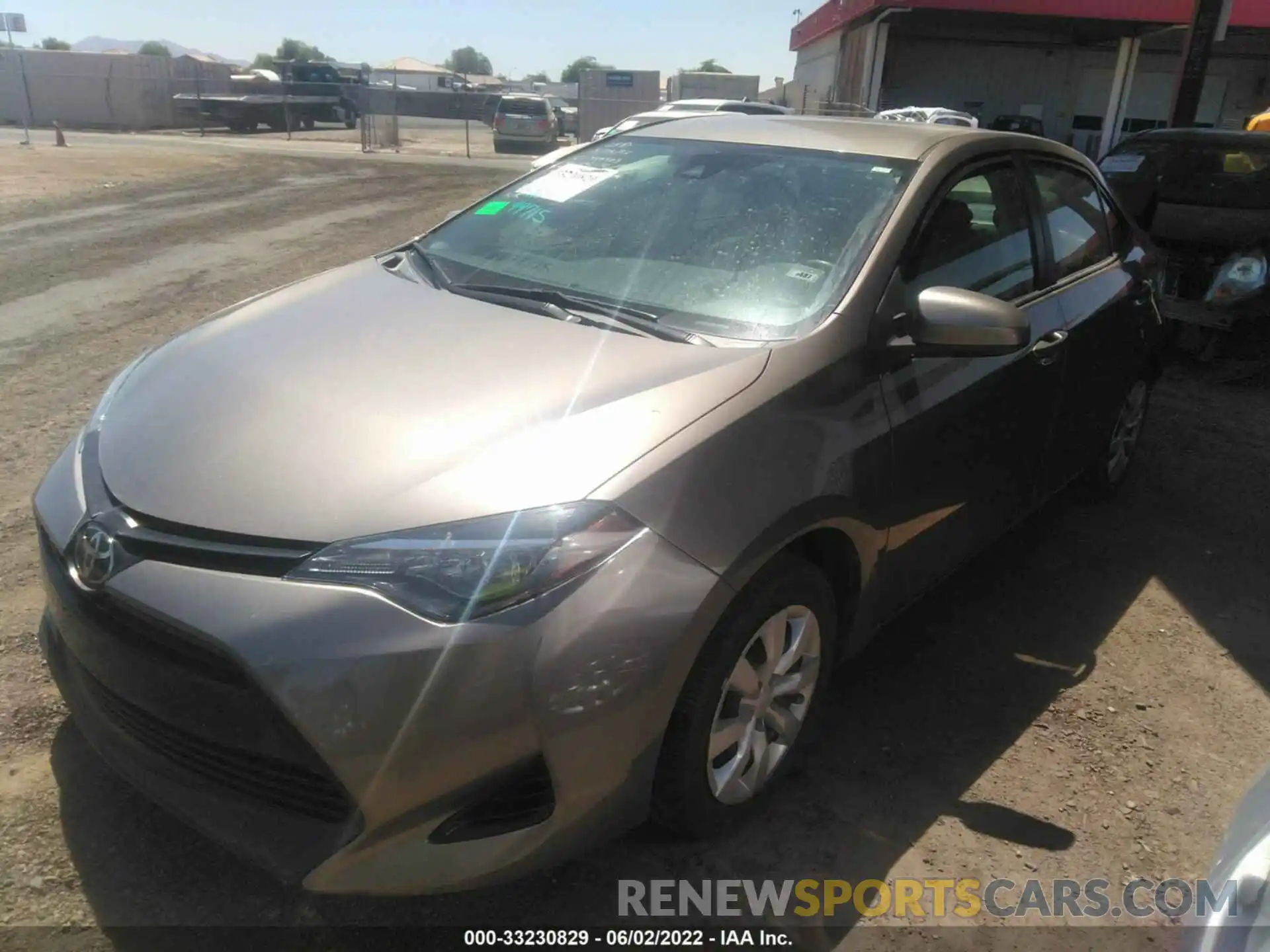 2 Photograph of a damaged car 5YFBURHE5KP859949 TOYOTA COROLLA 2019