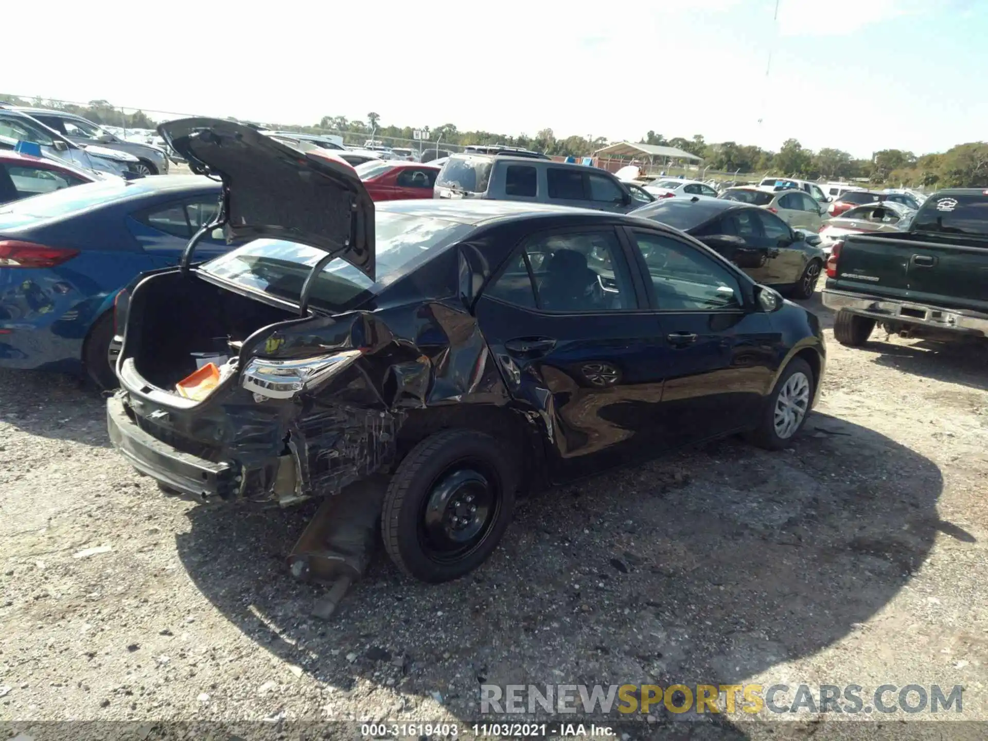 4 Photograph of a damaged car 5YFBURHE5KP860051 TOYOTA COROLLA 2019