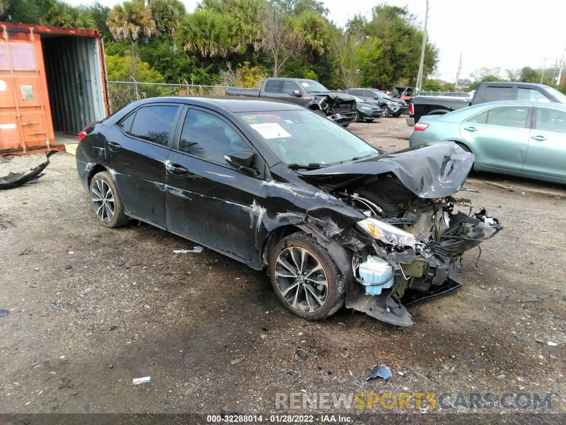 1 Photograph of a damaged car 5YFBURHE5KP860101 TOYOTA COROLLA 2019