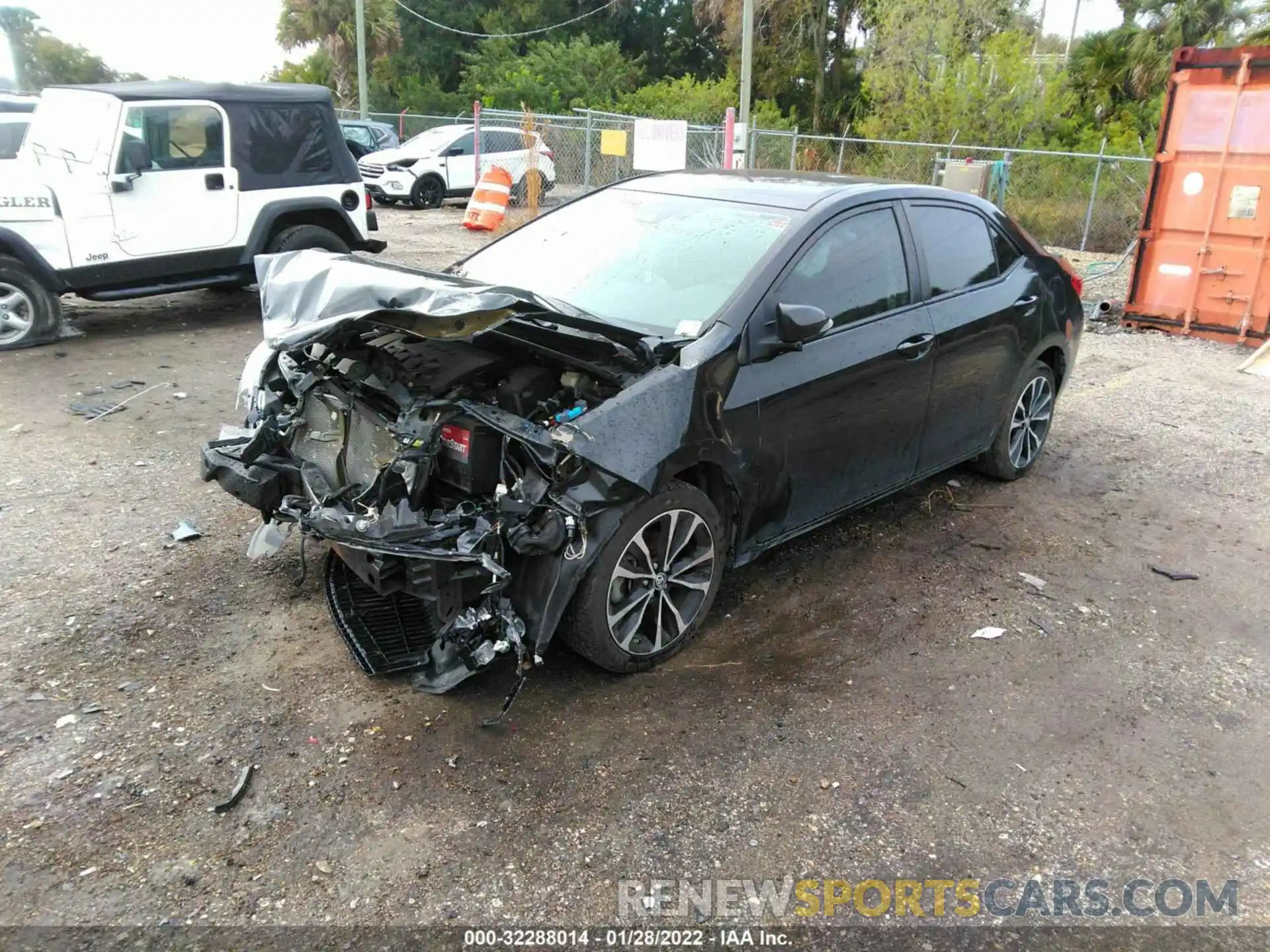 2 Photograph of a damaged car 5YFBURHE5KP860101 TOYOTA COROLLA 2019