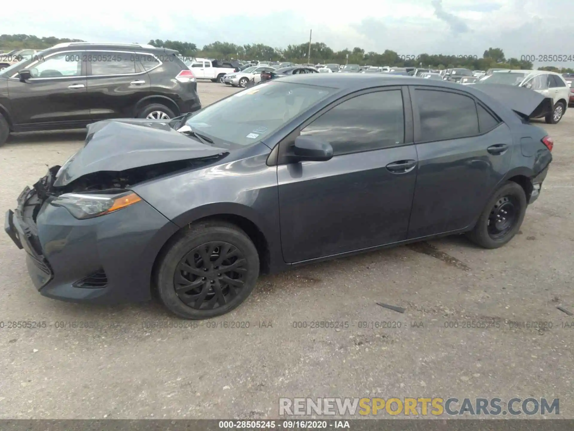 2 Photograph of a damaged car 5YFBURHE5KP860454 TOYOTA COROLLA 2019