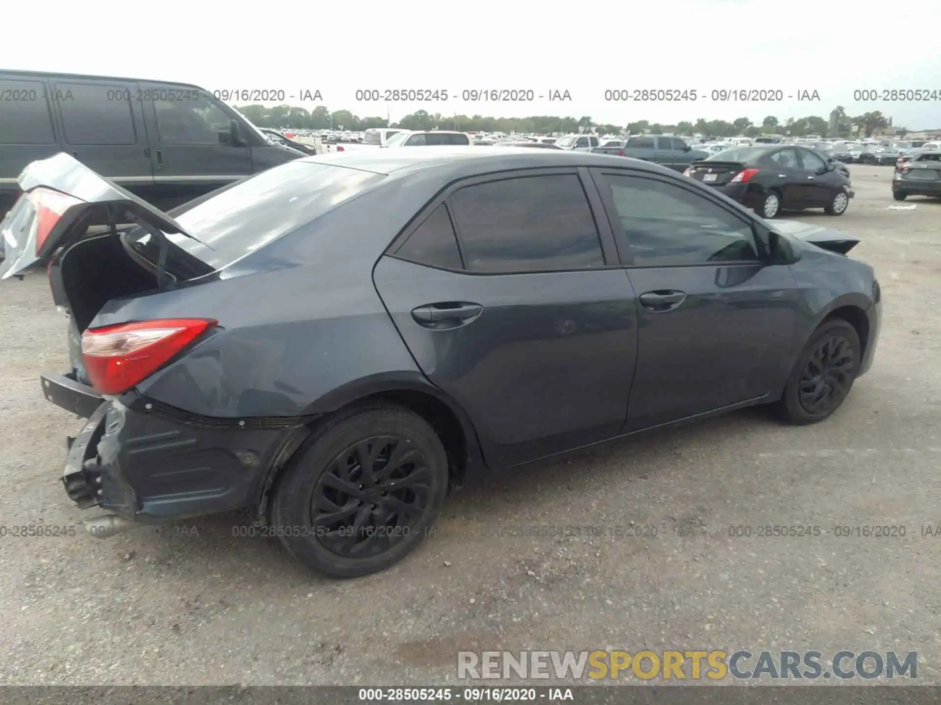 4 Photograph of a damaged car 5YFBURHE5KP860454 TOYOTA COROLLA 2019