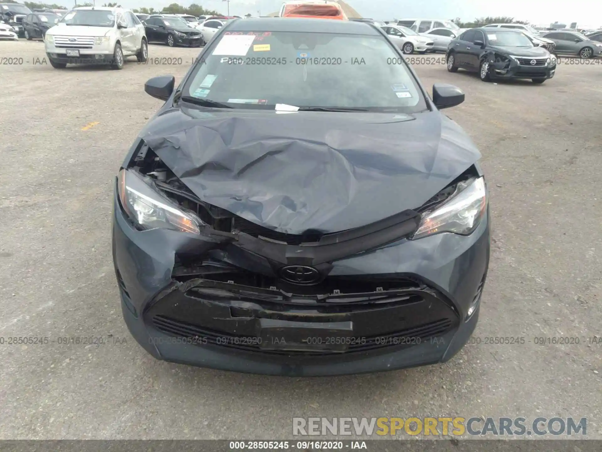 6 Photograph of a damaged car 5YFBURHE5KP860454 TOYOTA COROLLA 2019