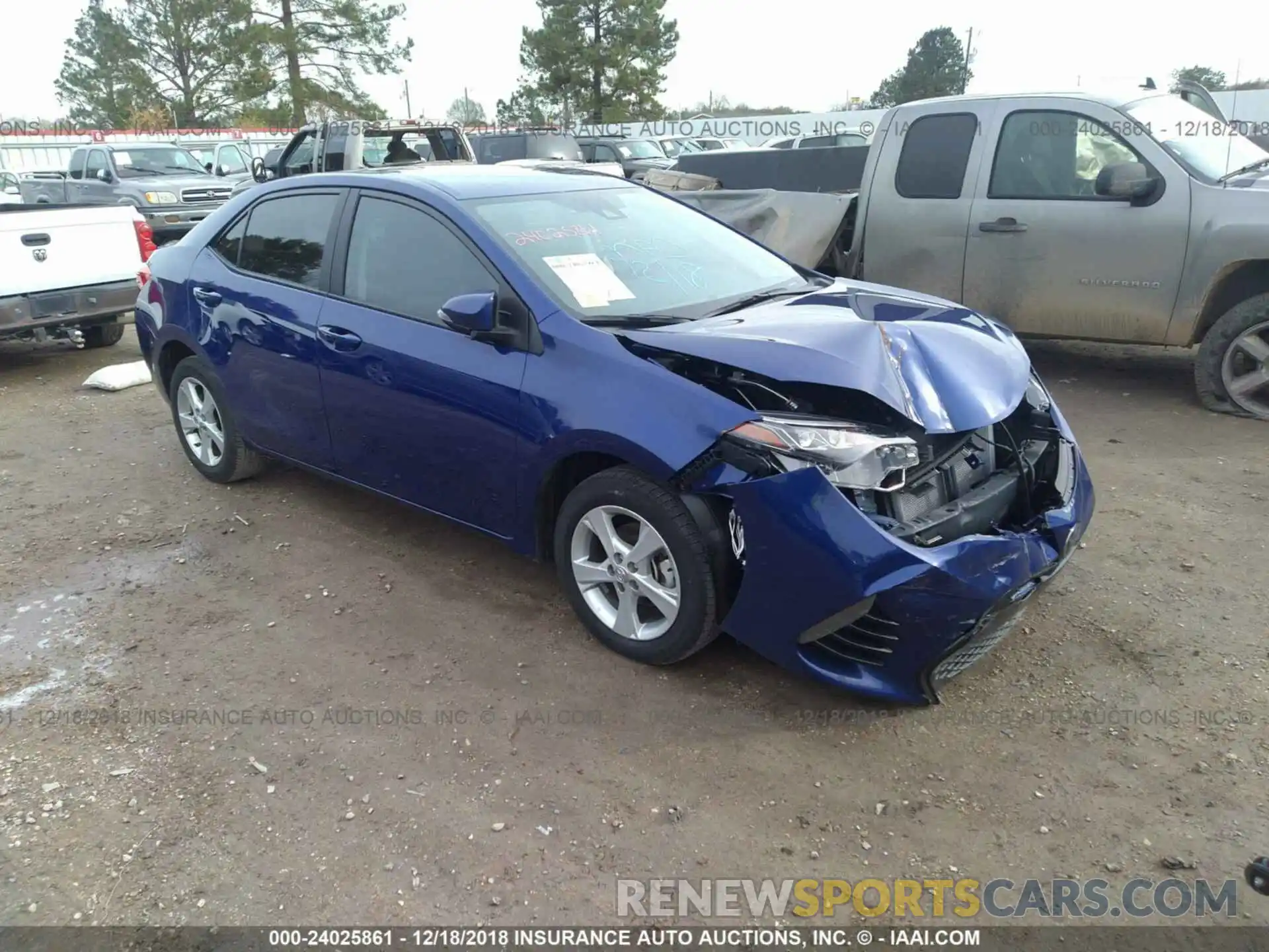 1 Photograph of a damaged car 5YFBURHE5KP860504 TOYOTA COROLLA 2019