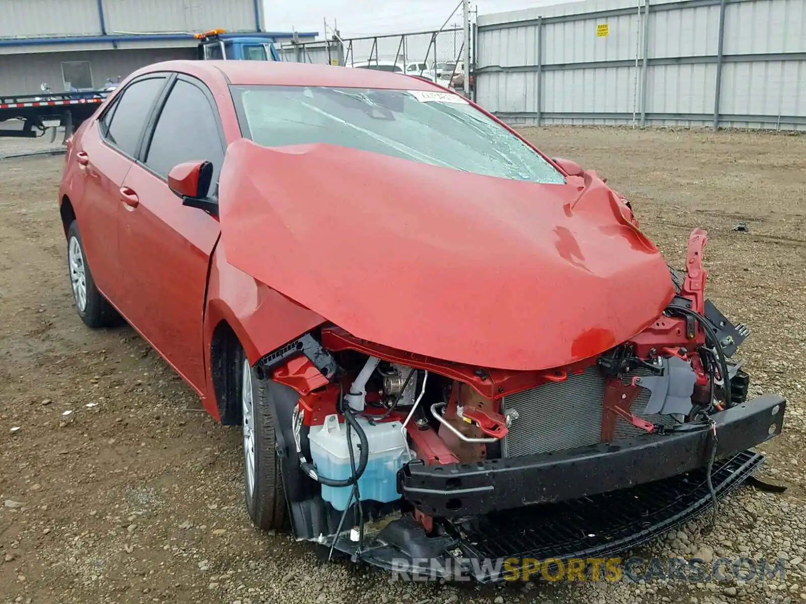 1 Photograph of a damaged car 5YFBURHE5KP861006 TOYOTA COROLLA 2019