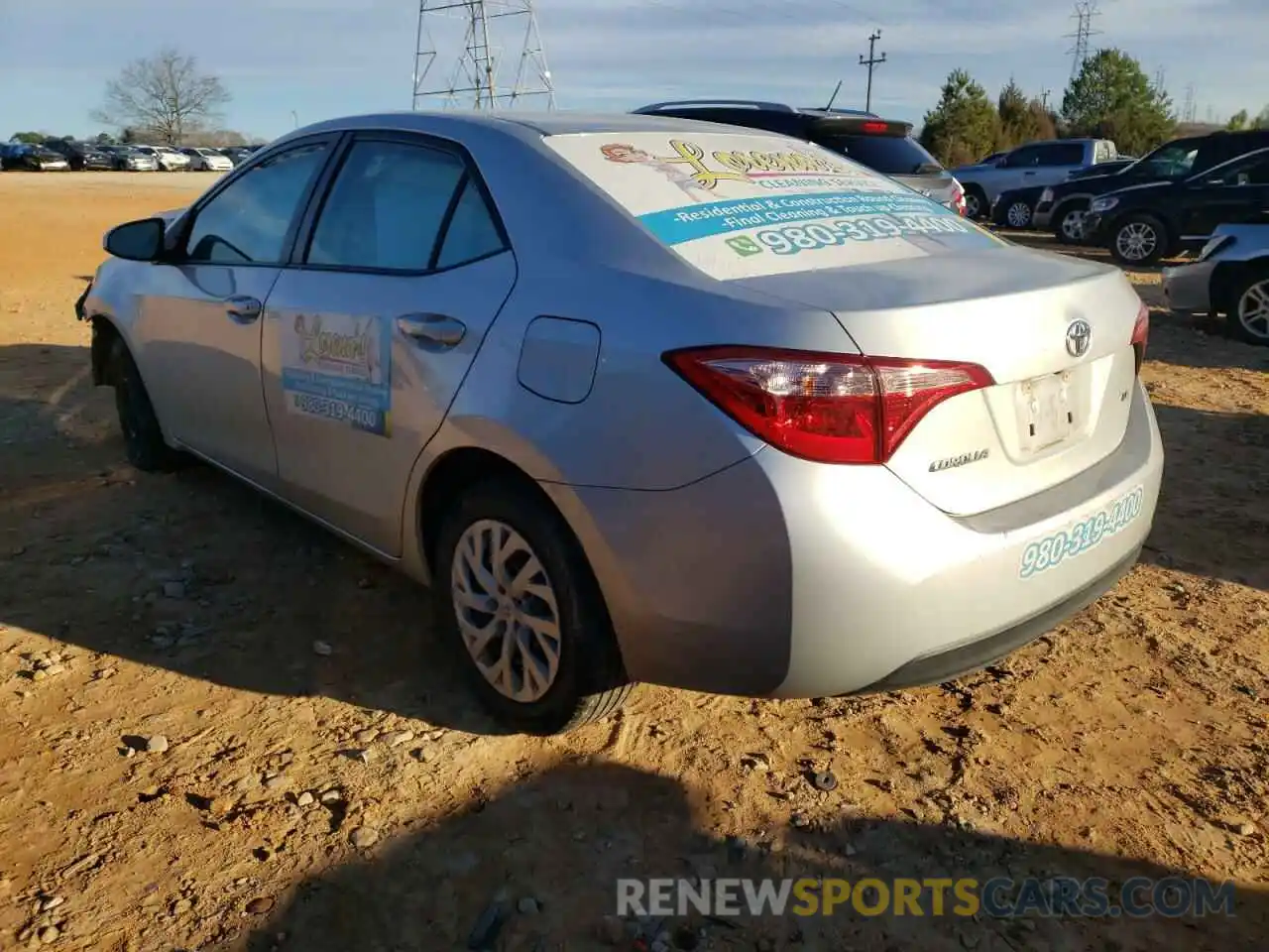 3 Photograph of a damaged car 5YFBURHE5KP861085 TOYOTA COROLLA 2019