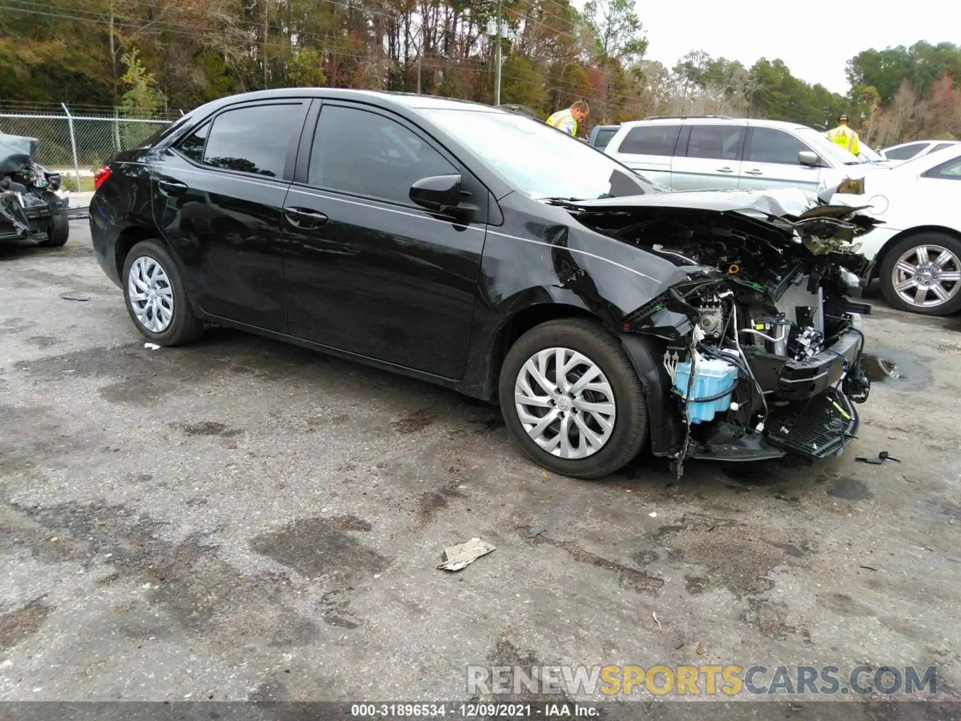 1 Photograph of a damaged car 5YFBURHE5KP861880 TOYOTA COROLLA 2019