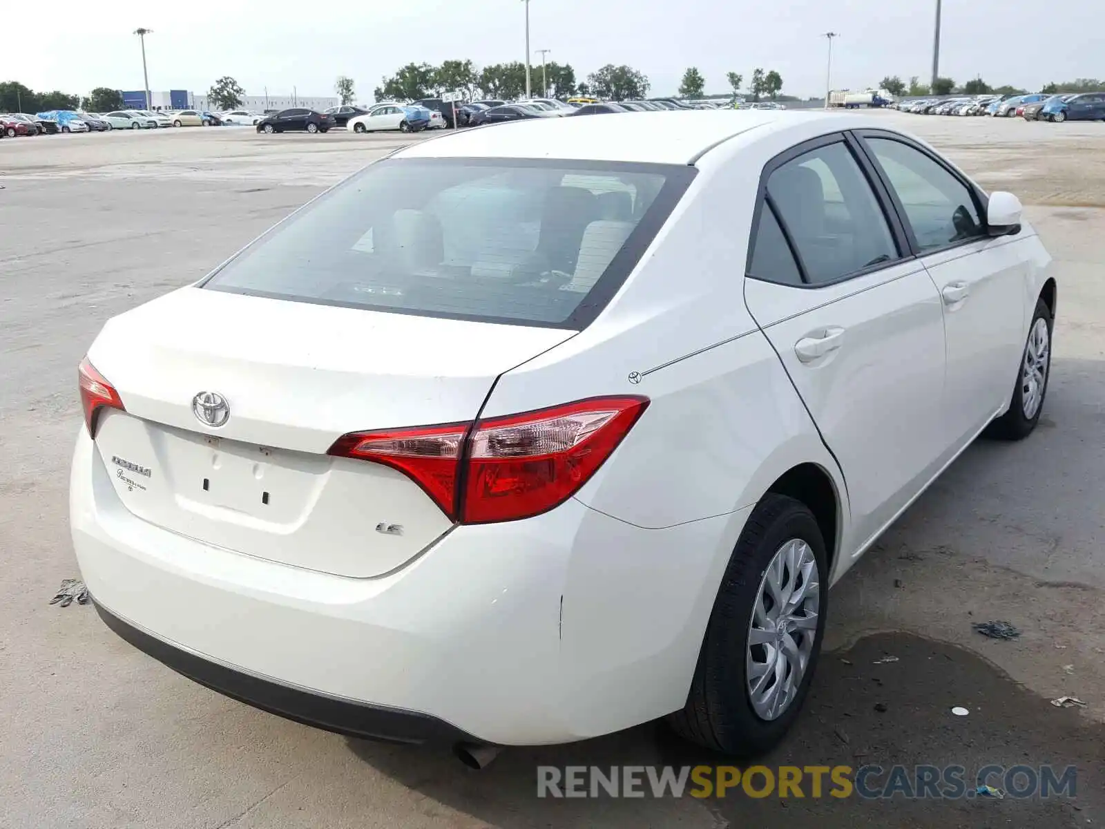 4 Photograph of a damaged car 5YFBURHE5KP861989 TOYOTA COROLLA 2019