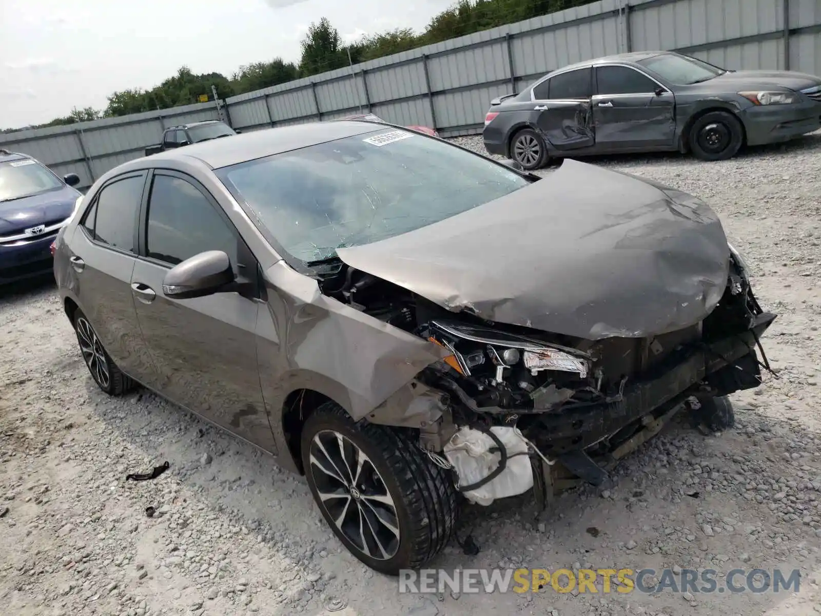 1 Photograph of a damaged car 5YFBURHE5KP862169 TOYOTA COROLLA 2019