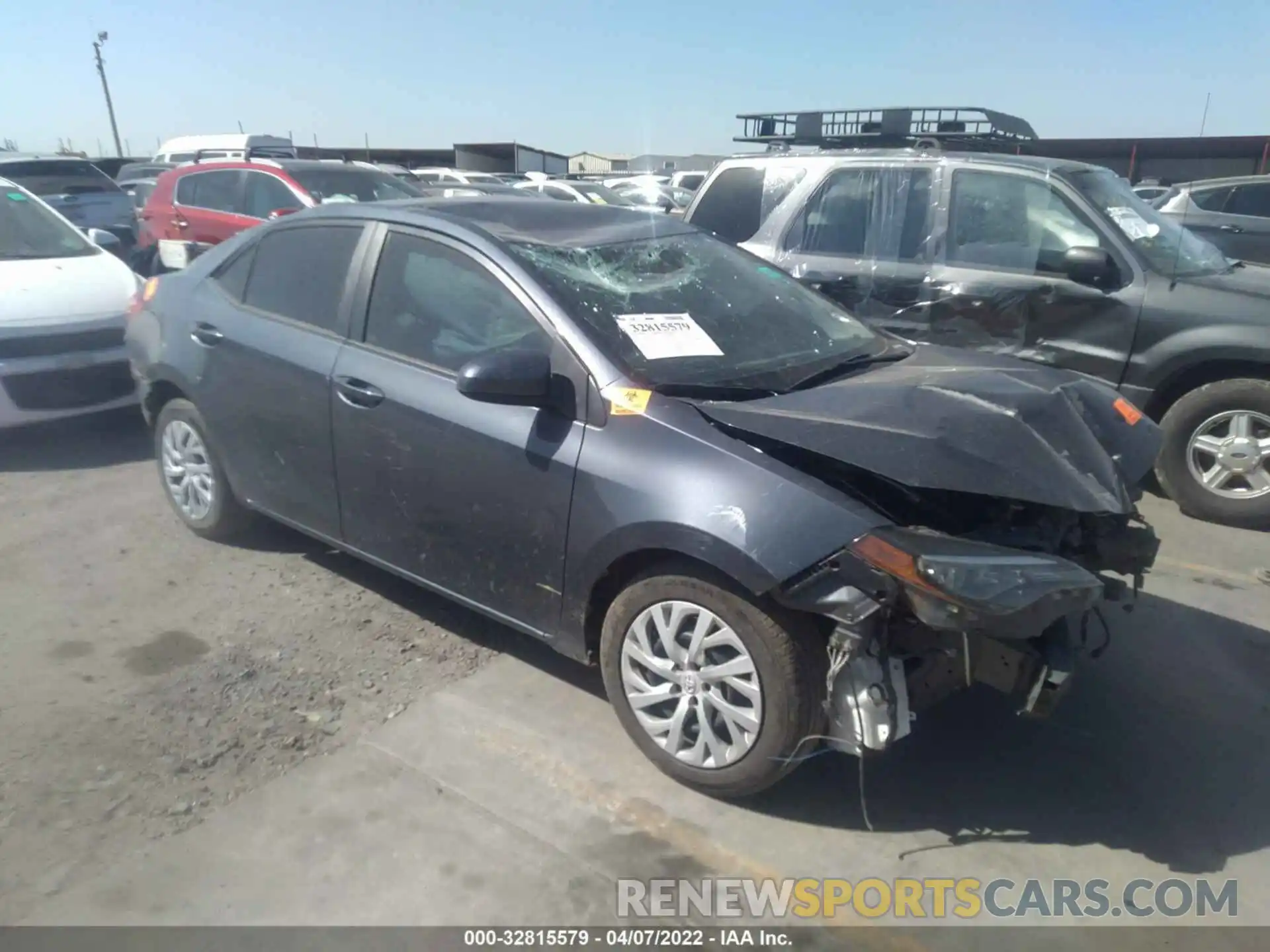 1 Photograph of a damaged car 5YFBURHE5KP863029 TOYOTA COROLLA 2019