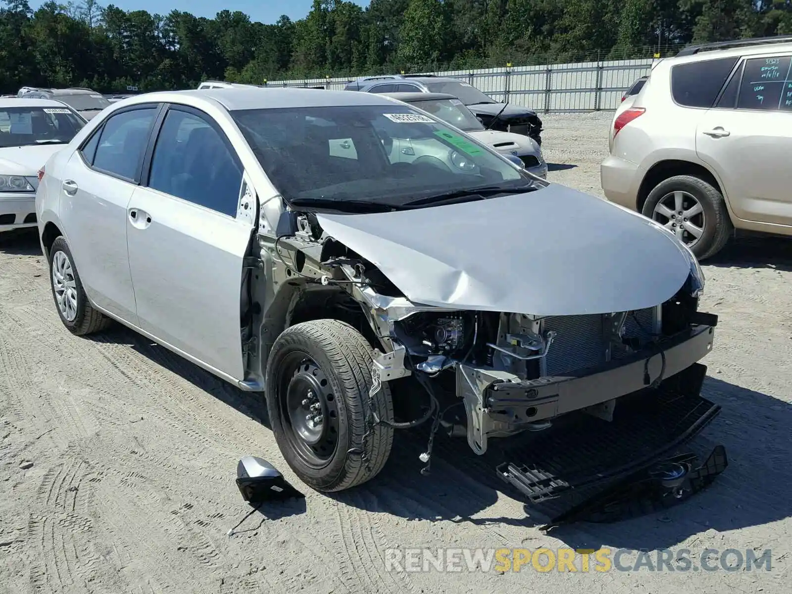 1 Photograph of a damaged car 5YFBURHE5KP863550 TOYOTA COROLLA 2019