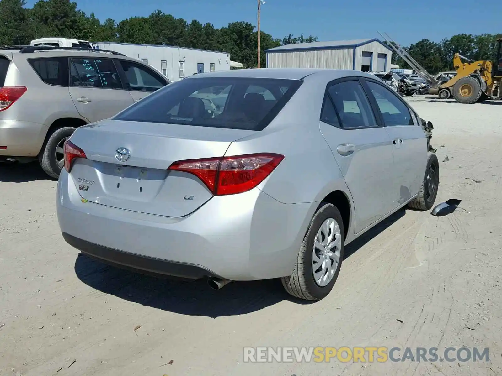 4 Photograph of a damaged car 5YFBURHE5KP863550 TOYOTA COROLLA 2019