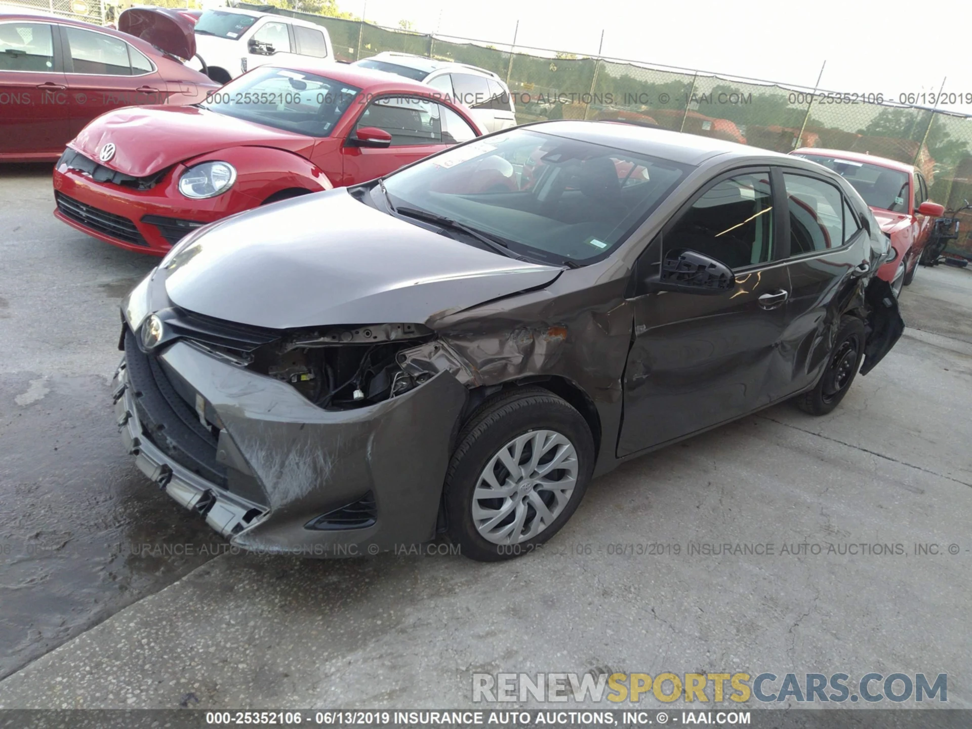 2 Photograph of a damaged car 5YFBURHE5KP863953 TOYOTA COROLLA 2019